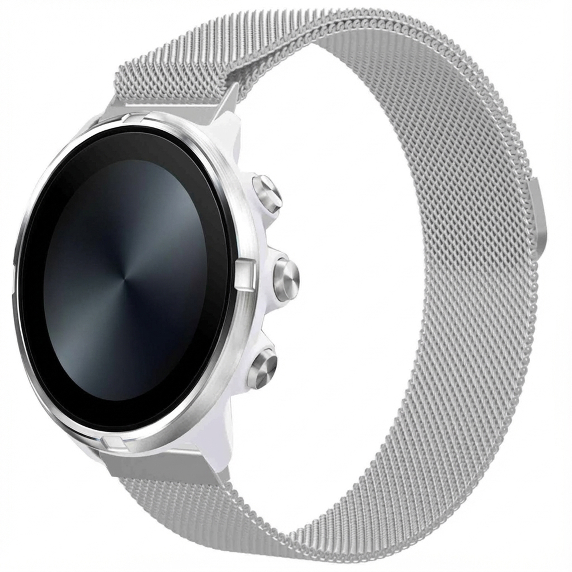 imoshion Milanees magnetisch bandje - Universeel 24 mm aansluiting - Zilver