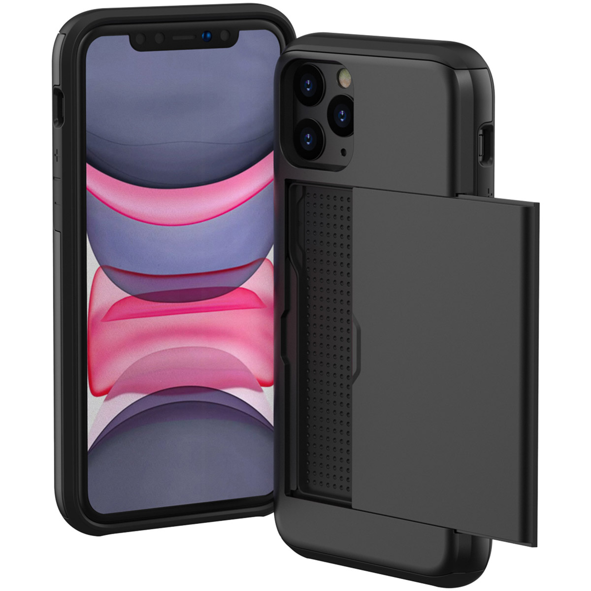 imoshion Backcover met pasjeshouder voor de Apple iPhone 11 Pro - Zwart