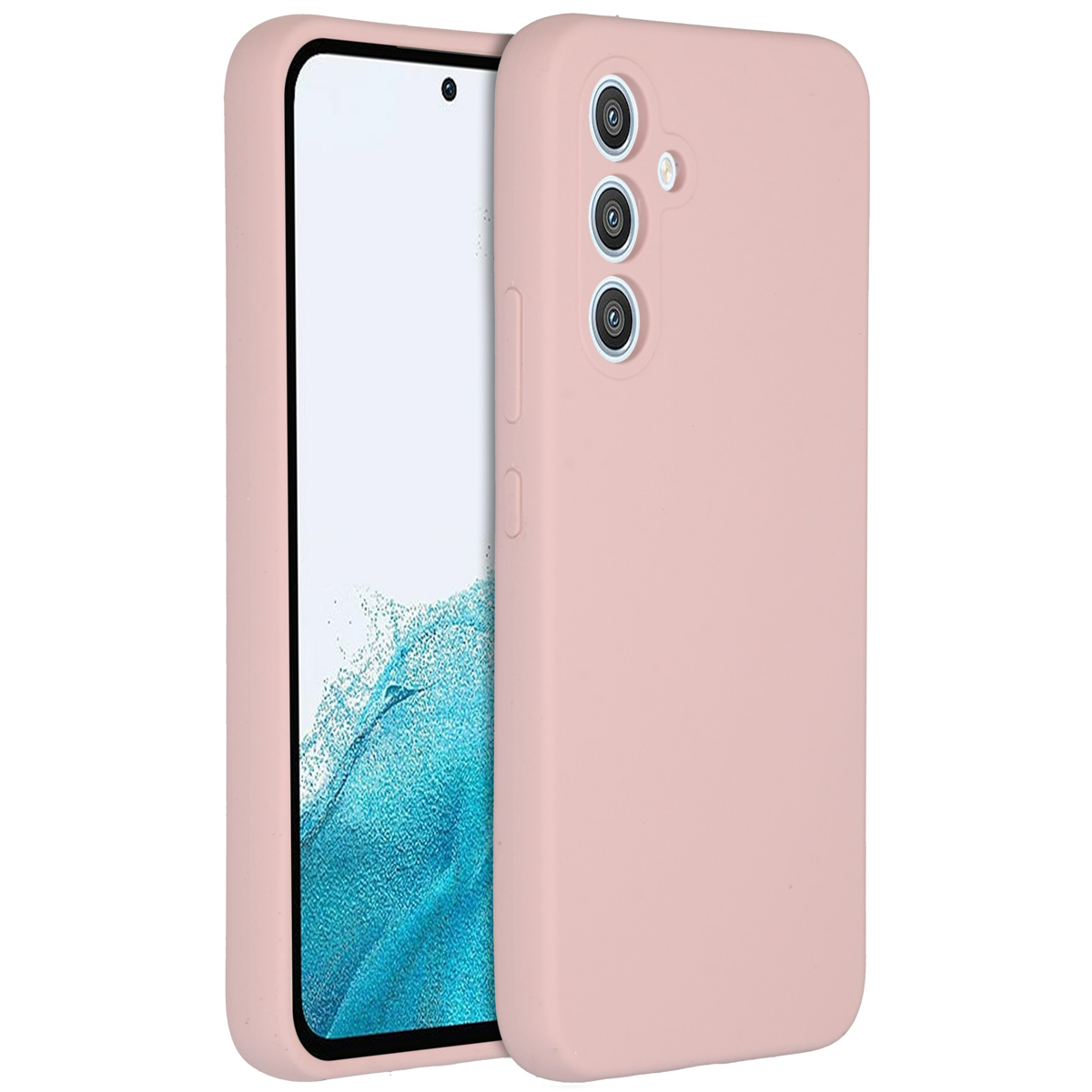Accezz Liquid Silicone Backcover voor de Samsung Galaxy A54 (5G) - Roze