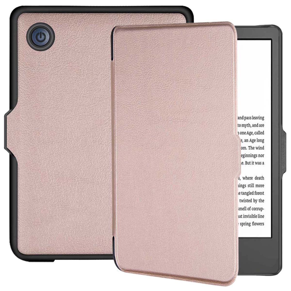 imoshion Slim Hard Case Bookcase voor de Kobo Clara 2E / Tolino Shine 4 - Rosé Goud