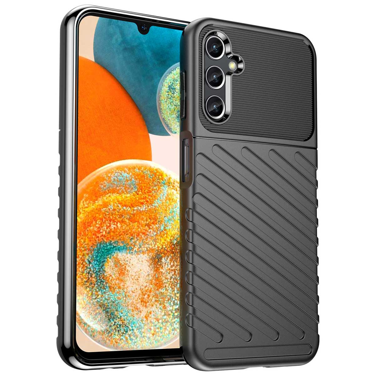 imoshion Coque arrière Thunder Samsung Galaxy A14 (5G/4G) - Noir