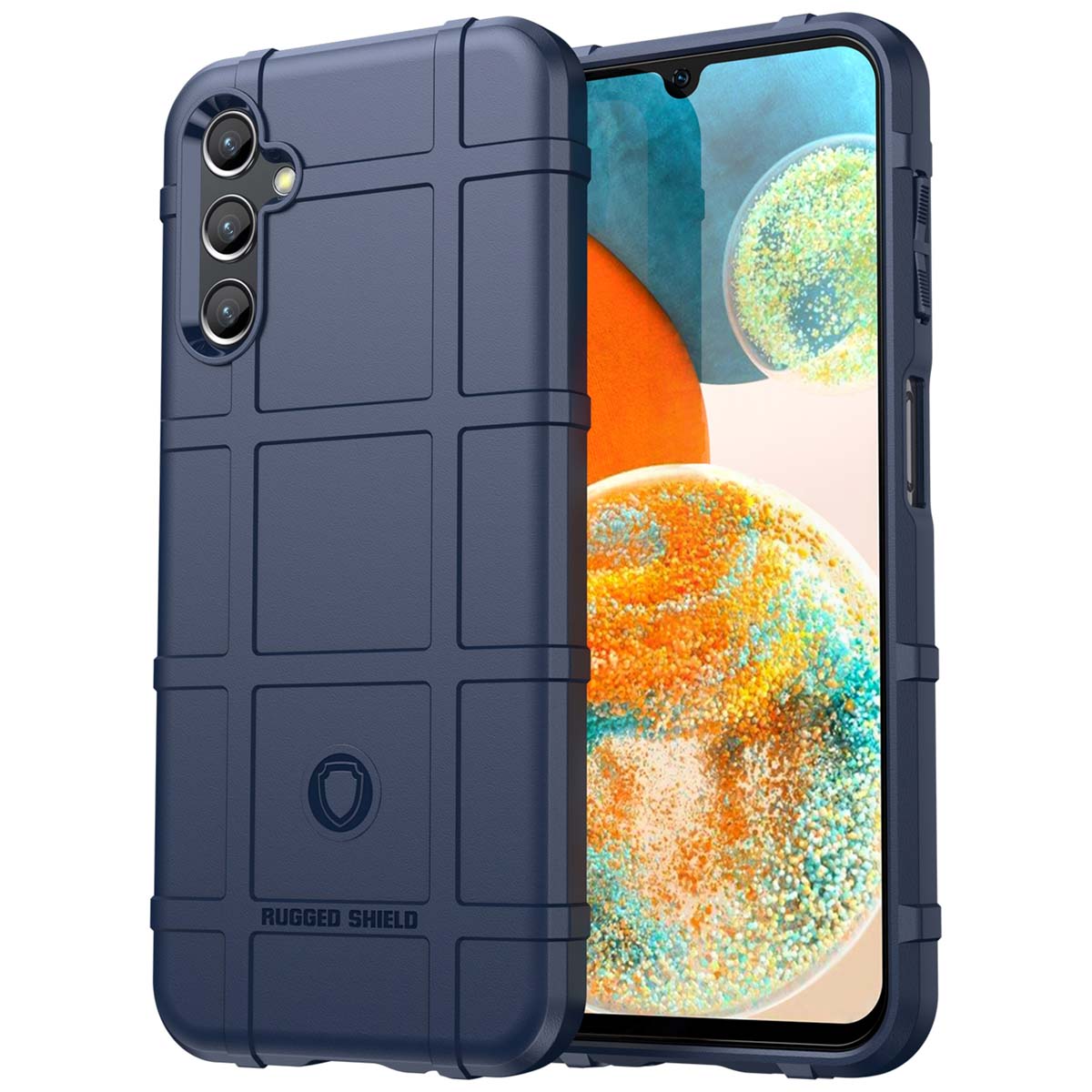 imoshion Coque Rugged Shield Samsung Galaxy A14 (5G/4G) - Bleu foncé