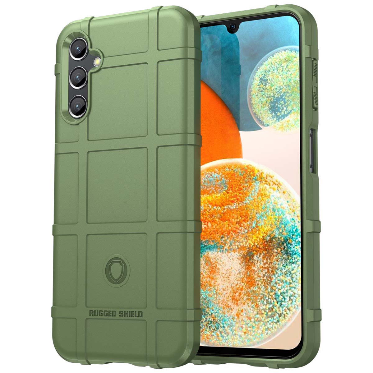 imoshion Coque Rugged Shield Samsung Galaxy A14 (5G/4G) - Vert foncé