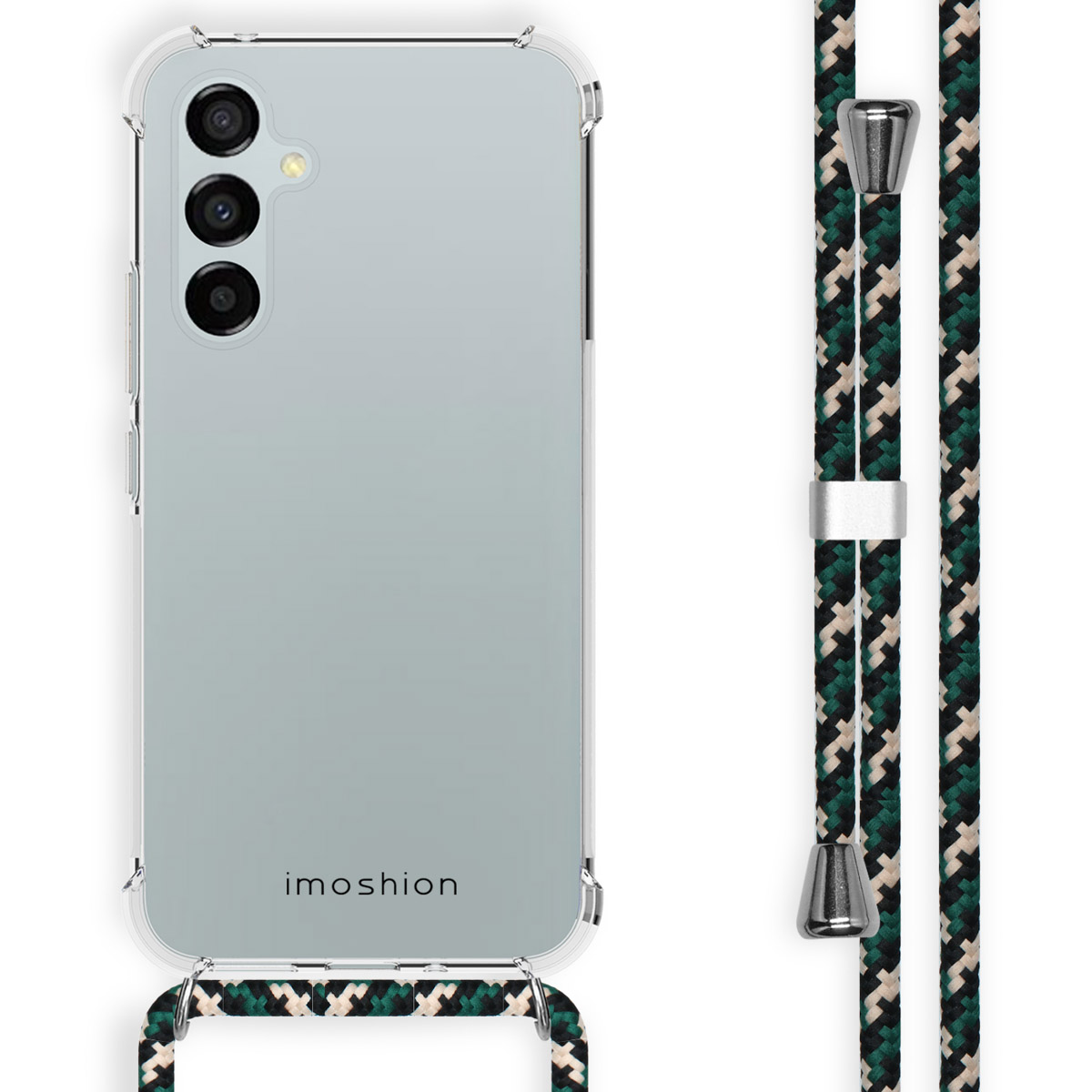 imoshion Coque arrière Transparente avec cordon Samsung Galaxy A54 (5G) - Green Multi Color