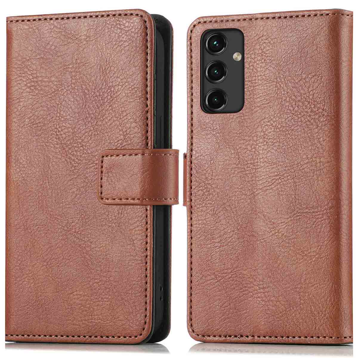 imoshion Luxe Bookcase voor de Samsung Galaxy A14 (5G/4G) - Bruin