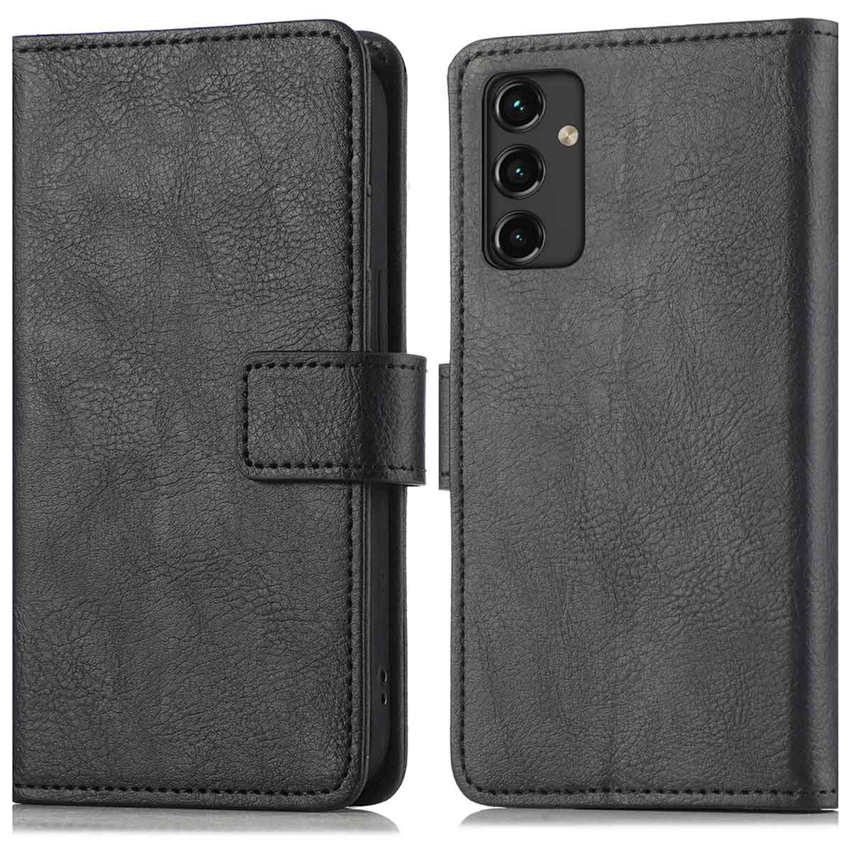 imoshion Luxe Bookcase voor de Samsung Galaxy A14 (5G/4G) - Zwart