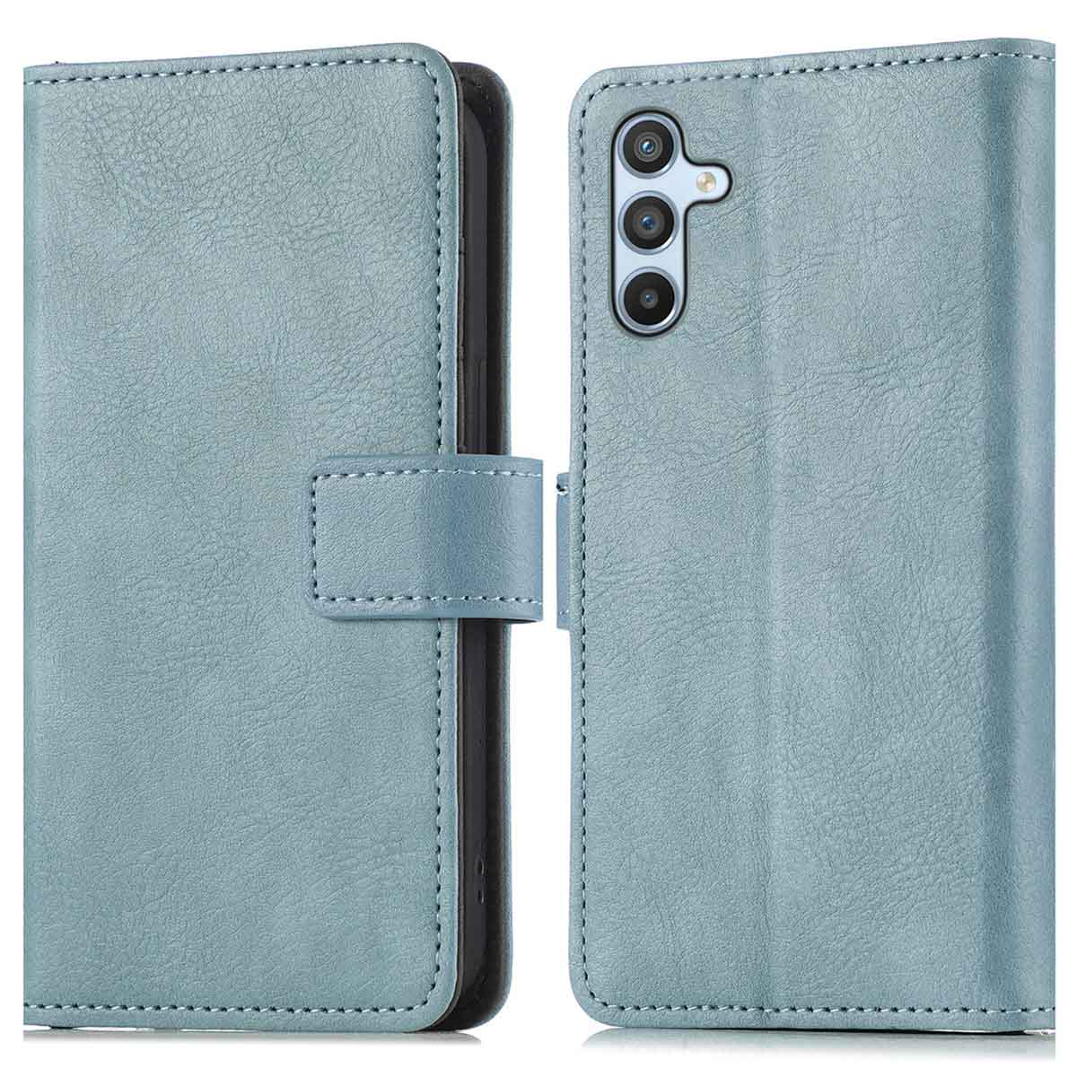 imoshion Luxe Bookcase voor de Samsung Galaxy A34 (5G) - Lichtblauw