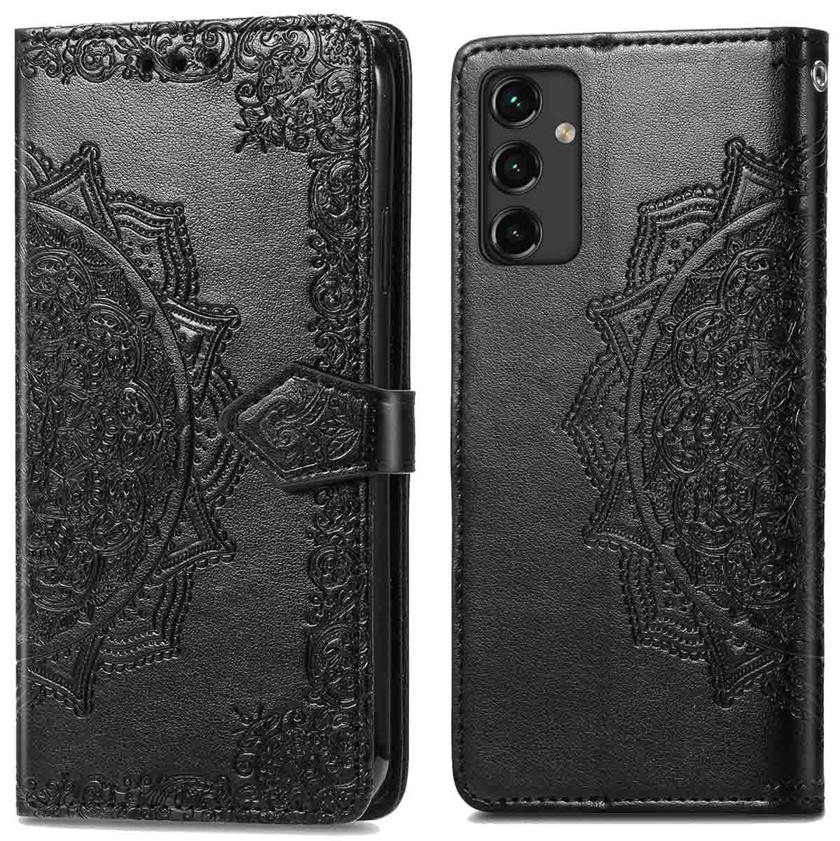imoshion Mandala Bookcase voor de Samsung Galaxy A14 (5G/4G) - Zwart