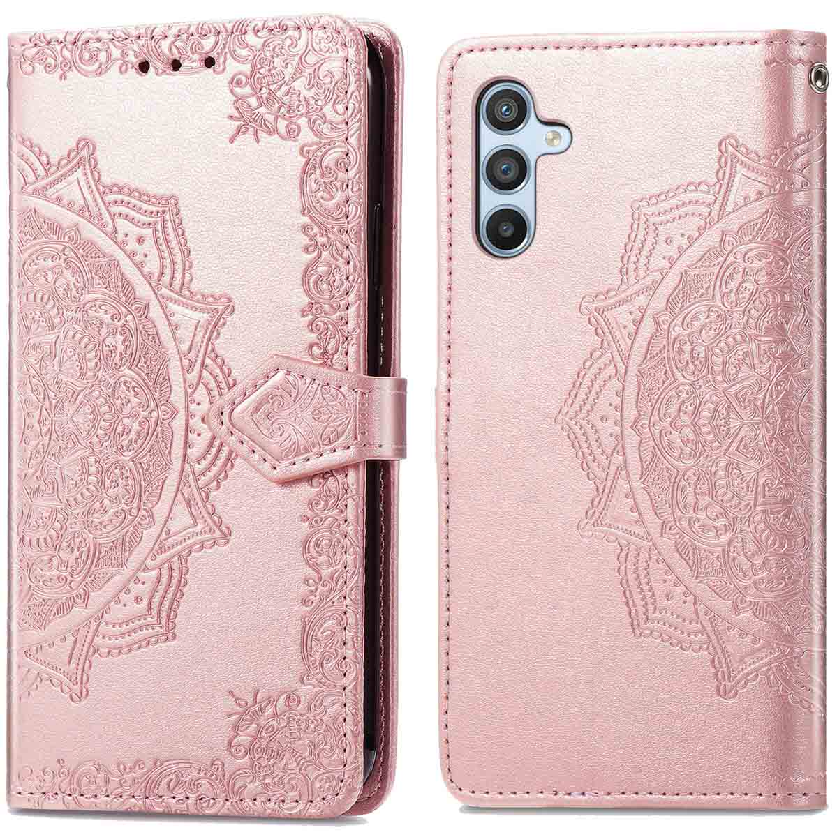 imoshion Mandala Bookcase voor de Samsung Galaxy A34 (5G) - Rosé Goud