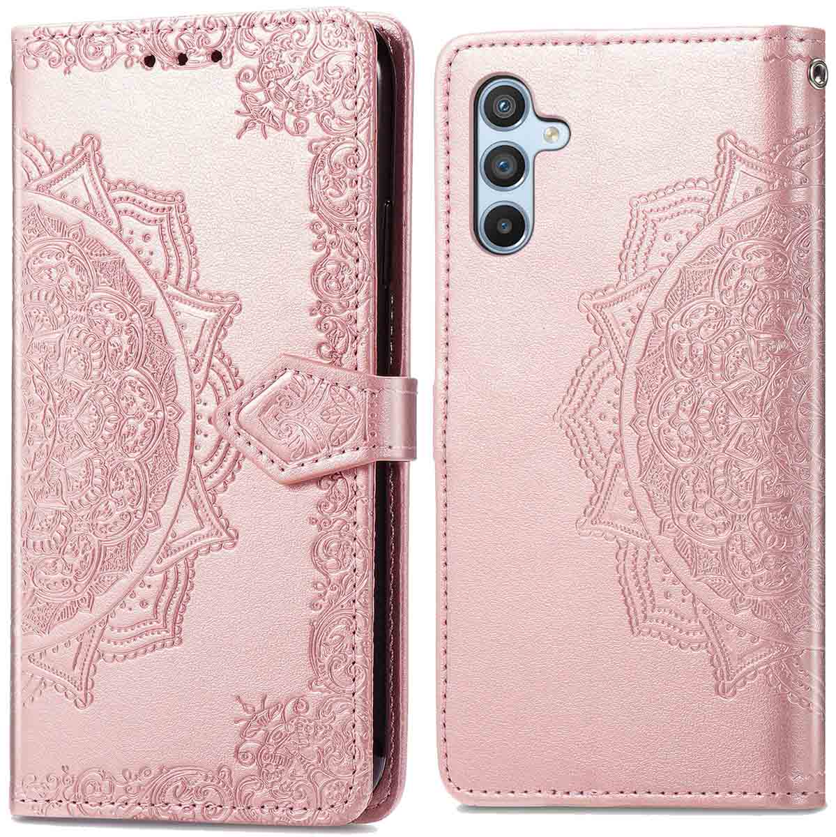 imoshion Mandala Bookcase voor de Samsung Galaxy A54 (5G) - Rosé Goud