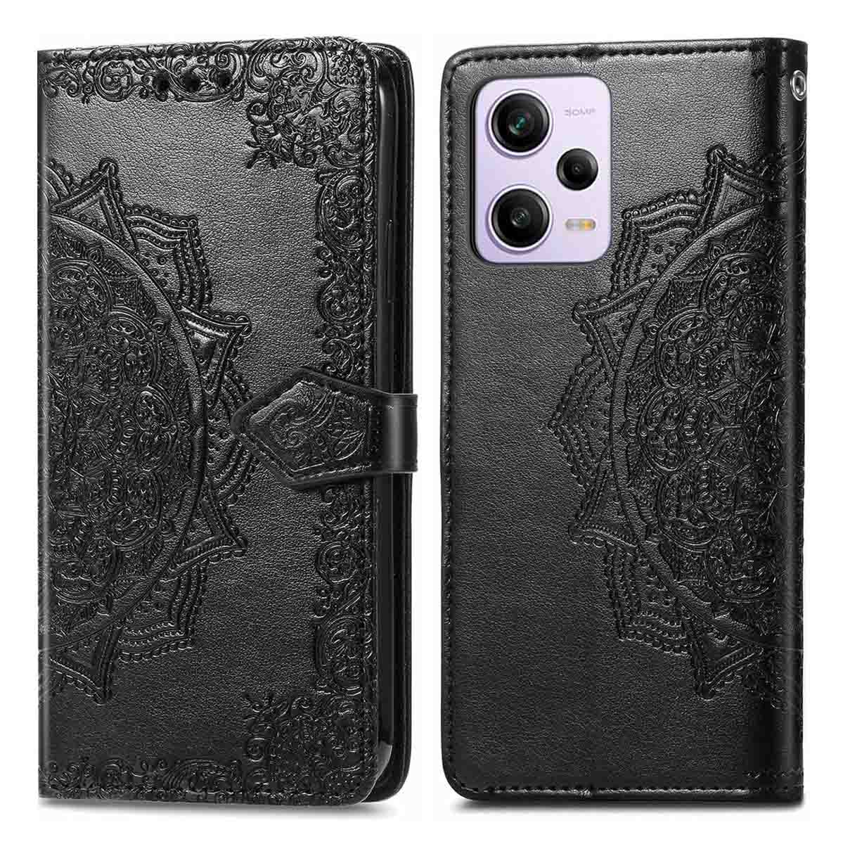 imoshion Mandala Bookcase voor de Xiaomi Redmi Note 12 Pro (5G) - Zwart