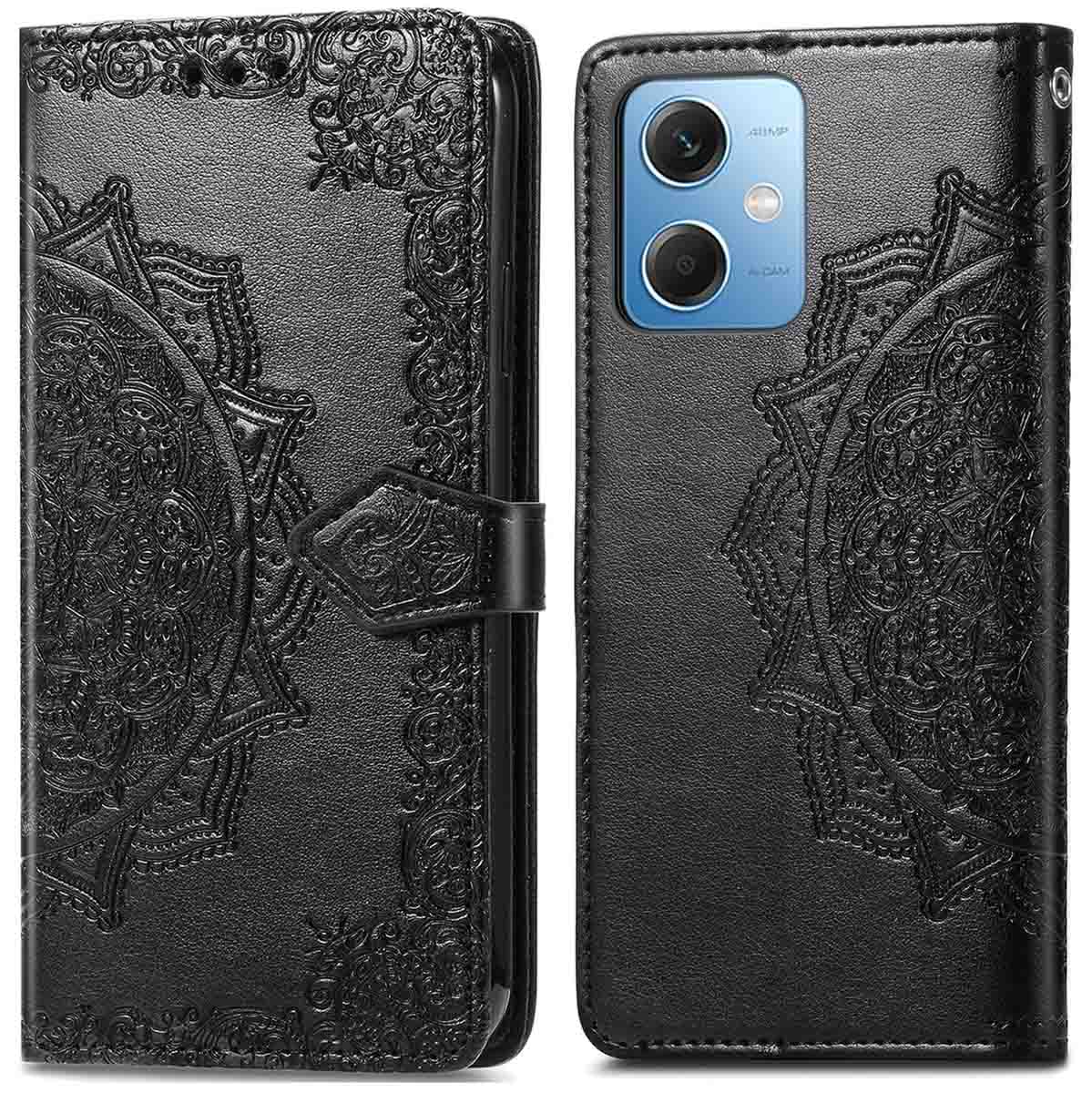 imoshion Mandala Bookcase voor de Xiaomi Redmi Note 12 - Zwart