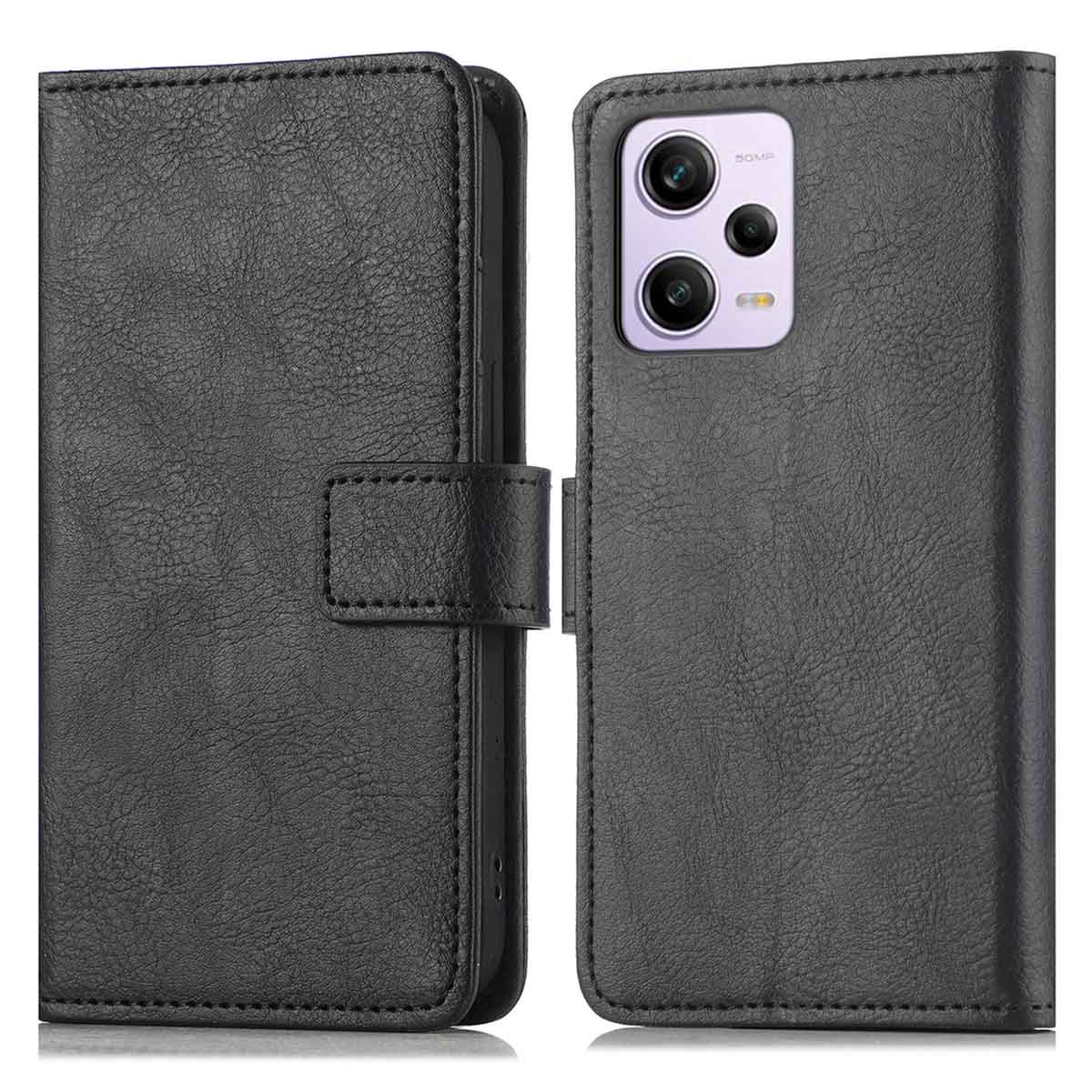 imoshion Luxe Bookcase voor de Xiaomi Redmi Note 12 Pro (5G) - Zwart