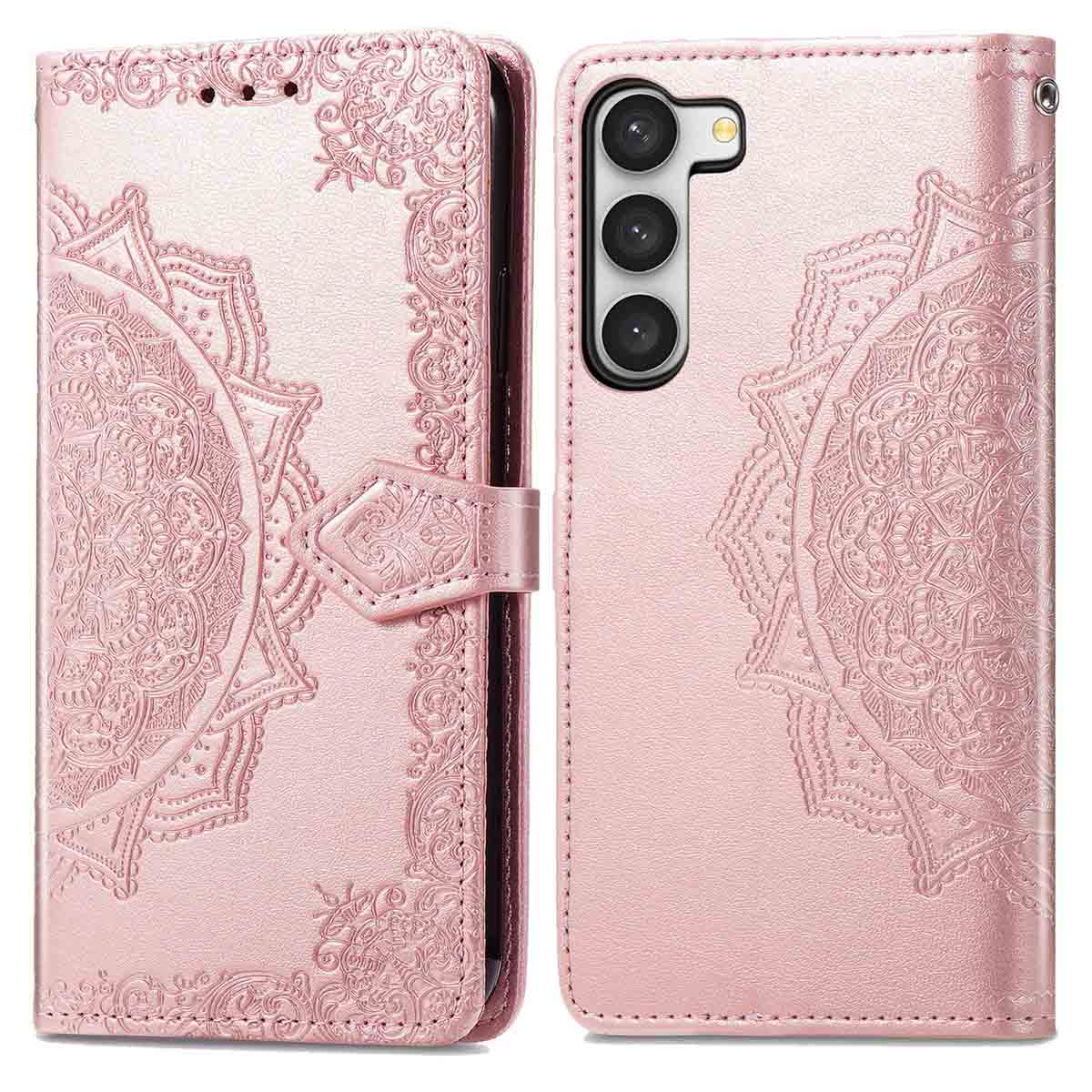 imoshion Mandala Bookcase voor de Samsung Galaxy S23 - Rosé Goud