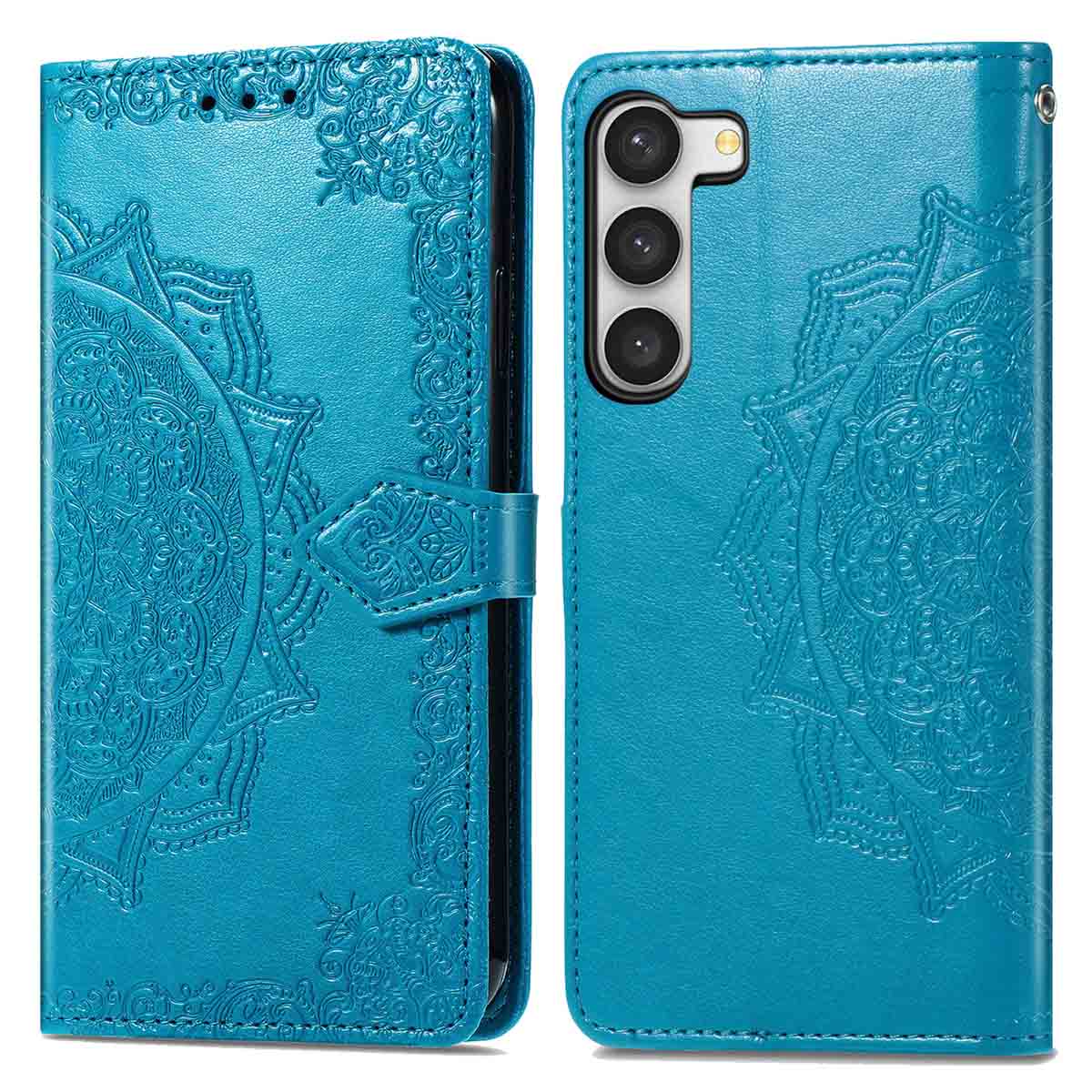 imoshion Mandala Bookcase voor de Samsung Galaxy S23 - Turquoise