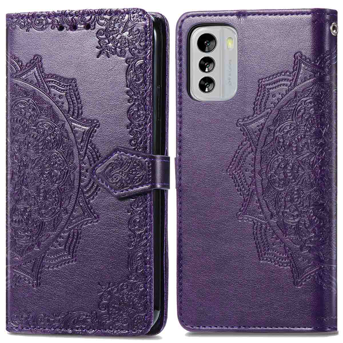 imoshion Mandala Bookcase voor de Nokia G60 - Paars