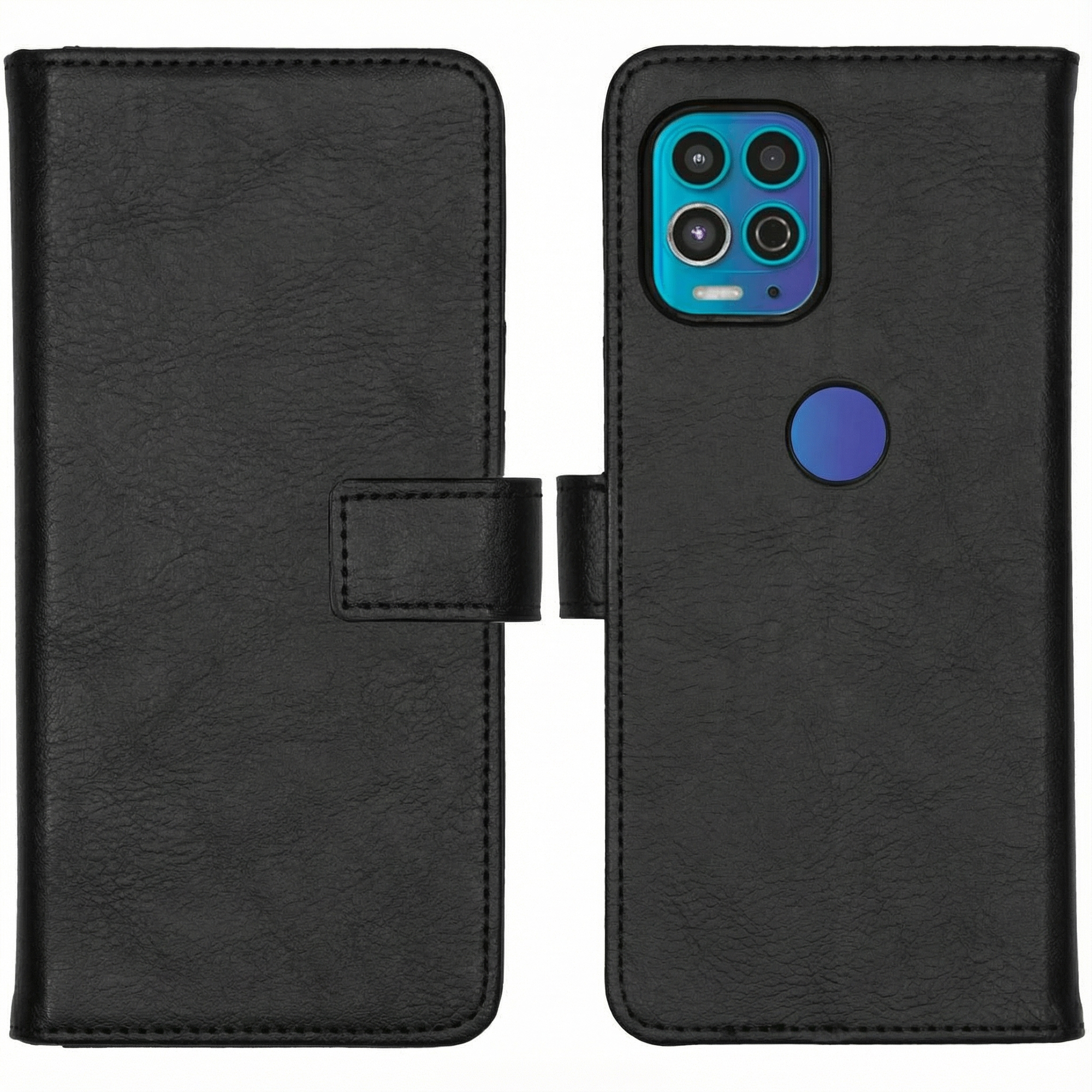 imoshion Luxe Bookcase voor de Motorola Moto G100 - Zwart