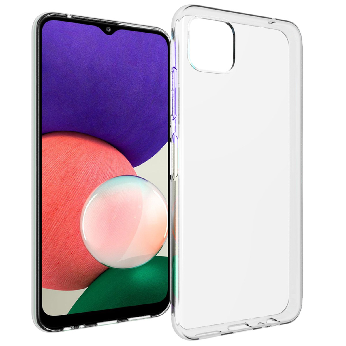 Accezz Clear Backcover voor de Samsung Galaxy A22 (5G) - Transparant
