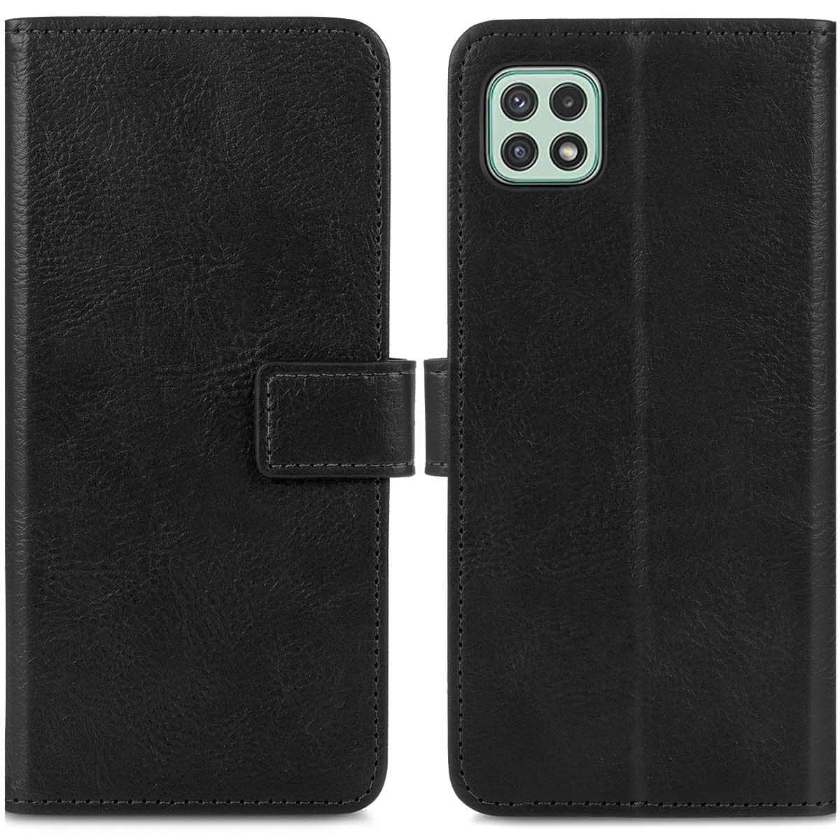 imoshion Luxe Bookcase voor de Samsung Galaxy A22 (5G) - Zwart