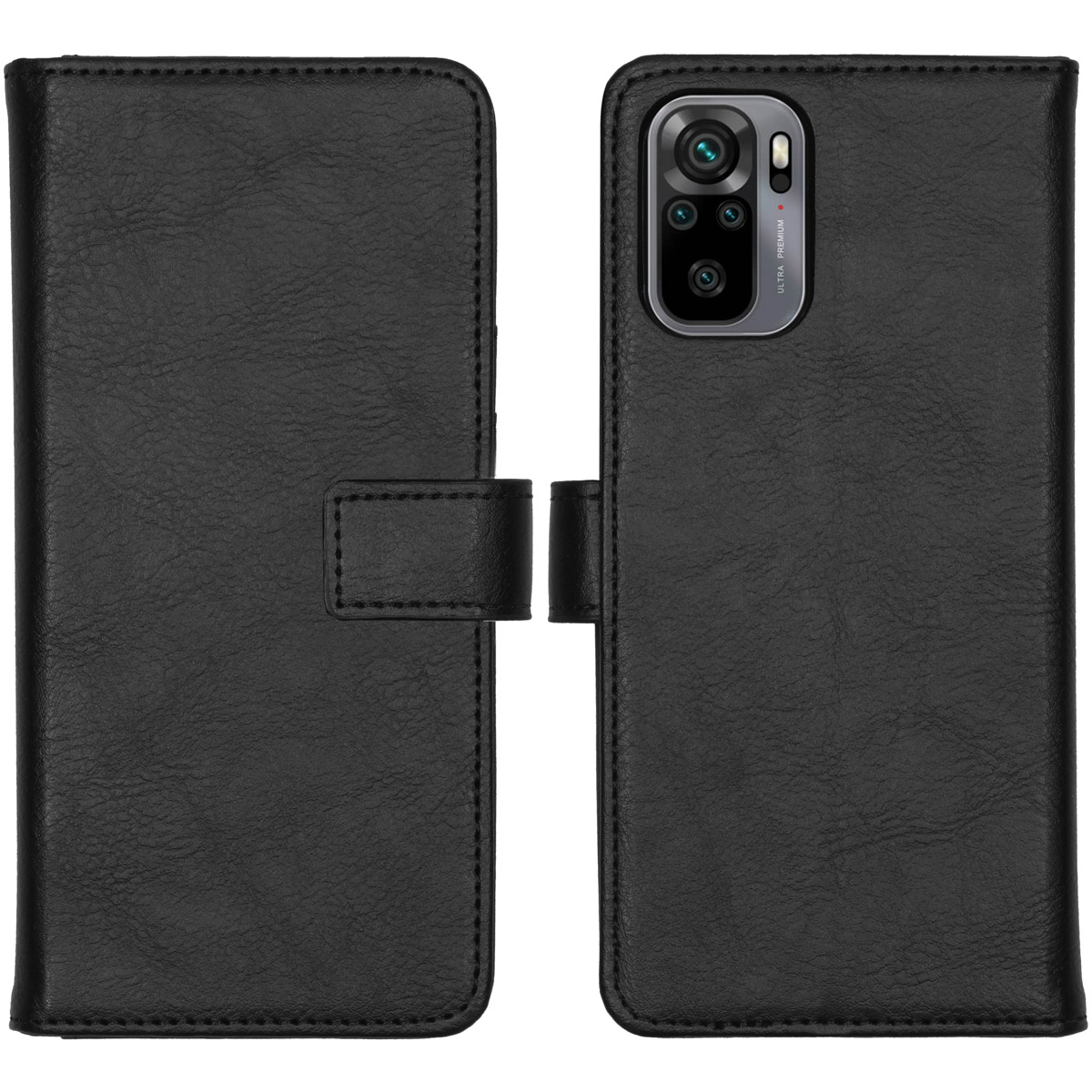 imoshion Luxe Bookcase voor de Xiaomi Redmi Note 10 (4G) / Note 10S - Zwart