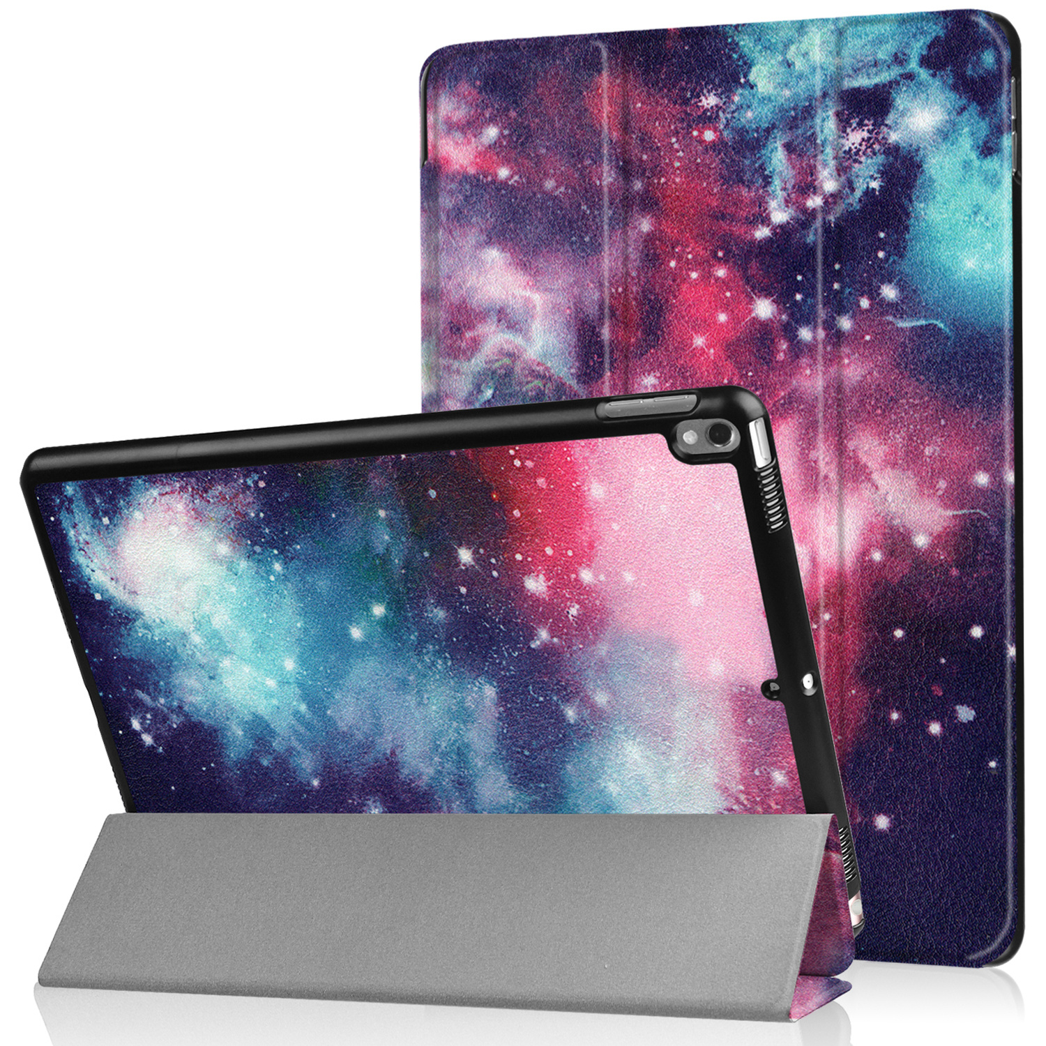 imoshion Coque tablette Design Trifold Apple iPad Air 3 (2019) / Pro 10.5 (2017) - Space