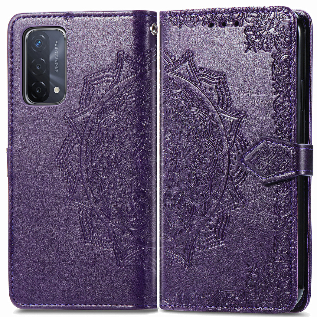 imoshion Mandala Bookcase voor de Oppo A74 (5G) / A54 (5G) - Paars
