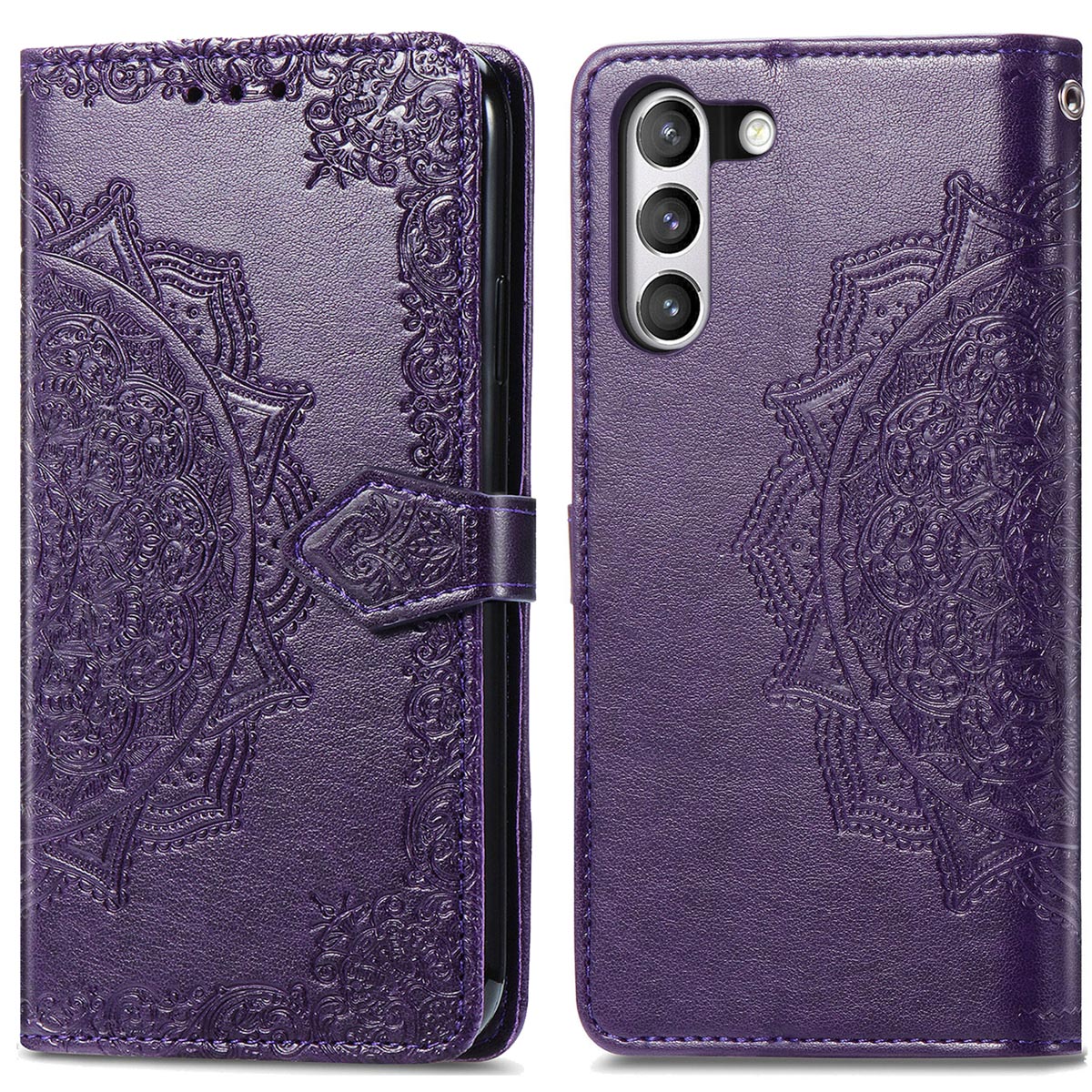 imoshion Mandala Bookcase voor de Samsung Galaxy S21 FE - Paars