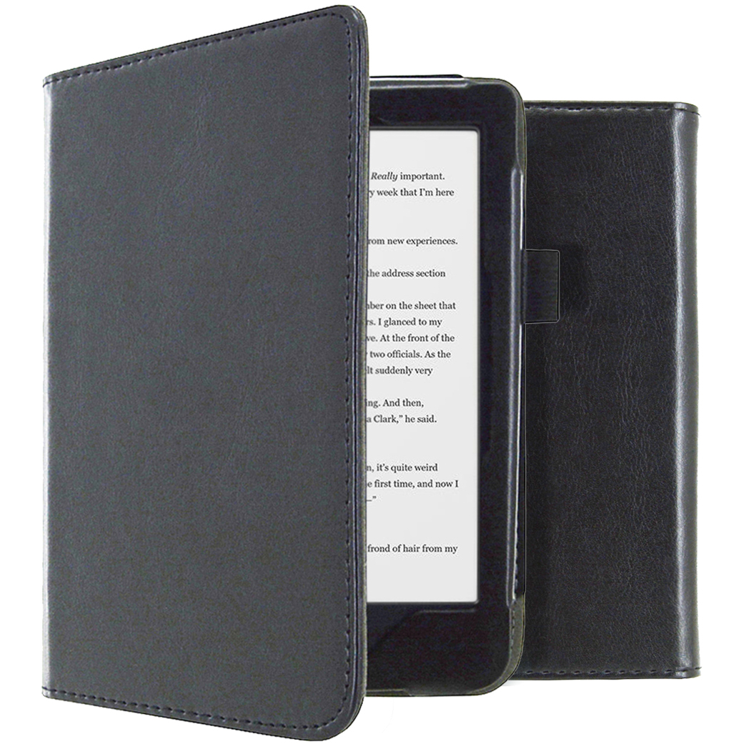 imoshion Vegan Leather Bookcase voor de Kobo Clara HD - Zwart