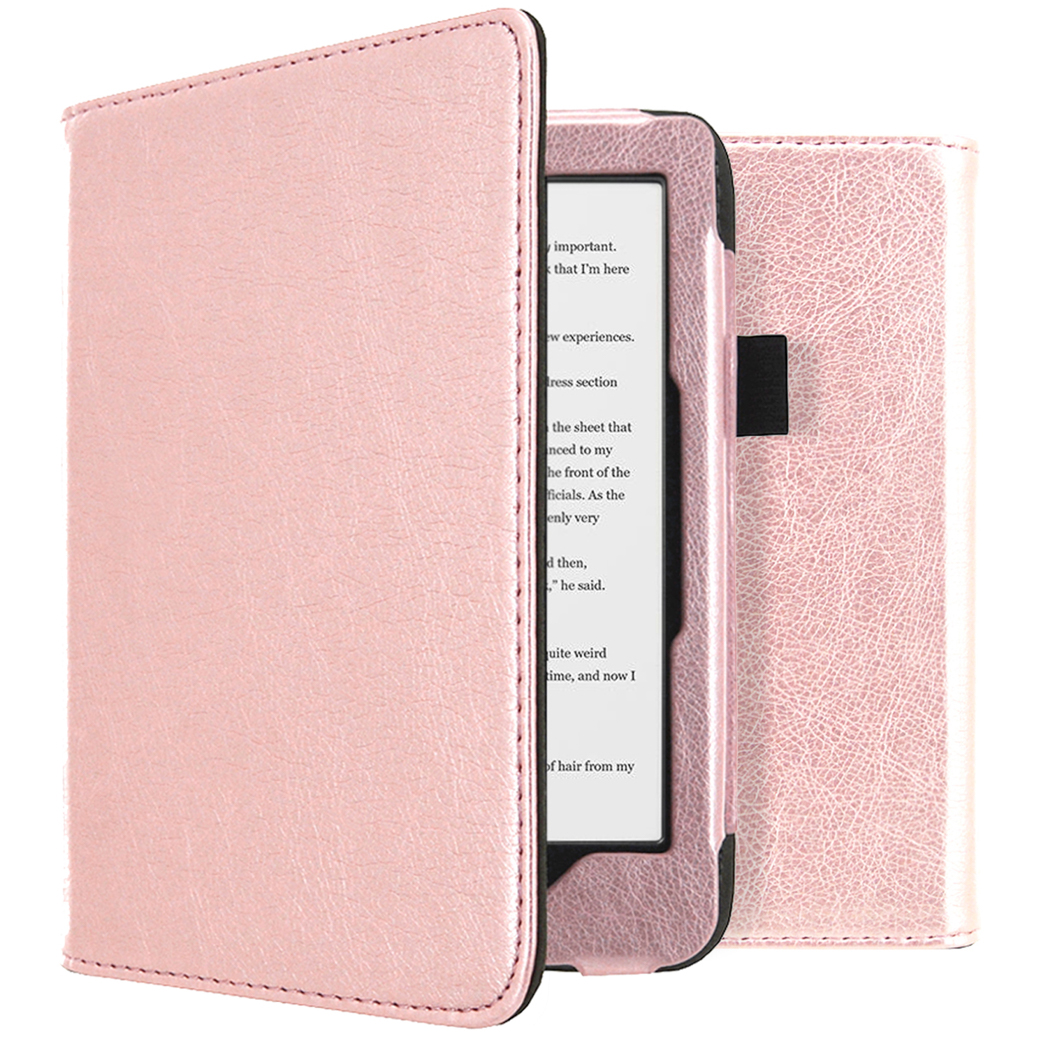 imoshion Vegan Leather Bookcase voor de Kobo Clara HD - Rosé Goud