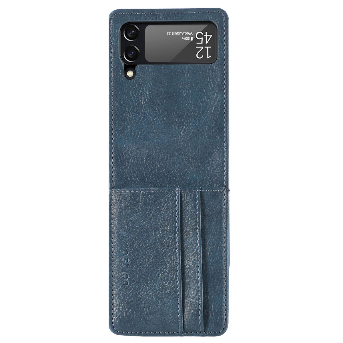 imoshion Luxe Bookcase voor de Samsung Galaxy Z Flip 3 - Donkerblauw