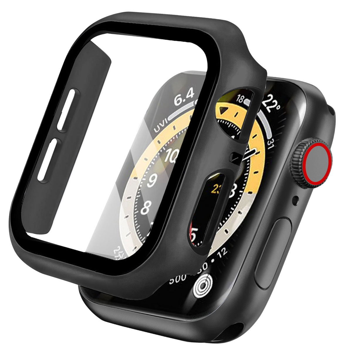 imoshion Full Cover Hardcase voor de Apple Watch 4 / 5 / 6 / SE - 40 mm - Zwart