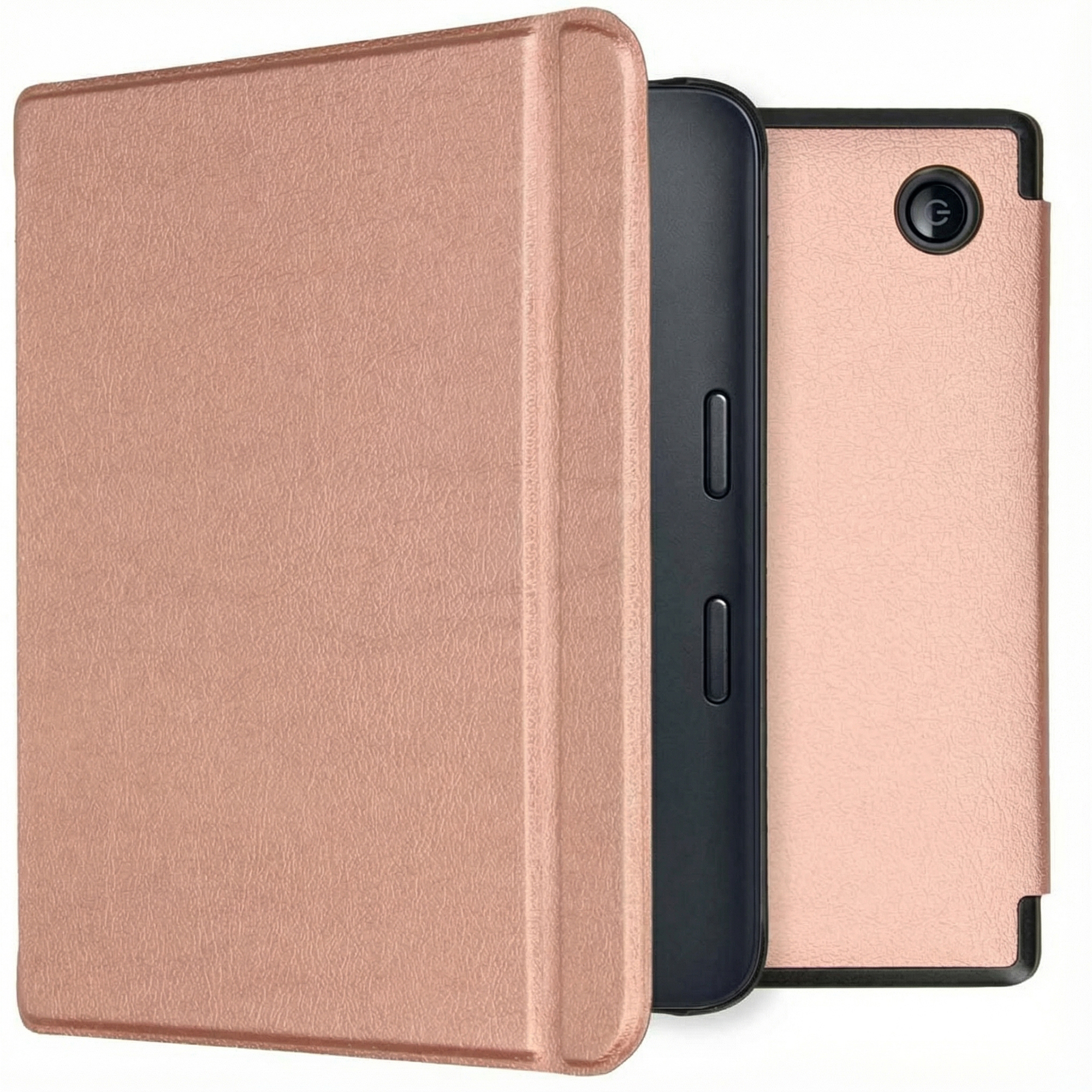 imoshion Slim Hard Case Bookcase voor de Kobo Libra 2 / Tolino Vision 6 - Rosé Goud