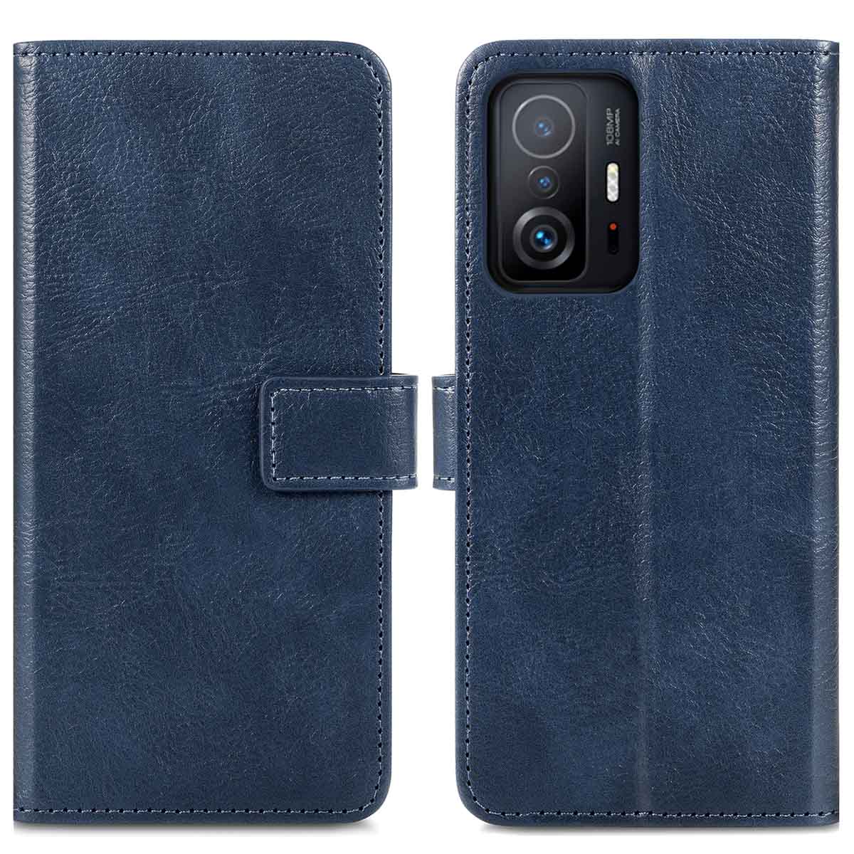 imoshion Luxe Bookcase voor de Xiaomi 11T (Pro) - Donkerblauw