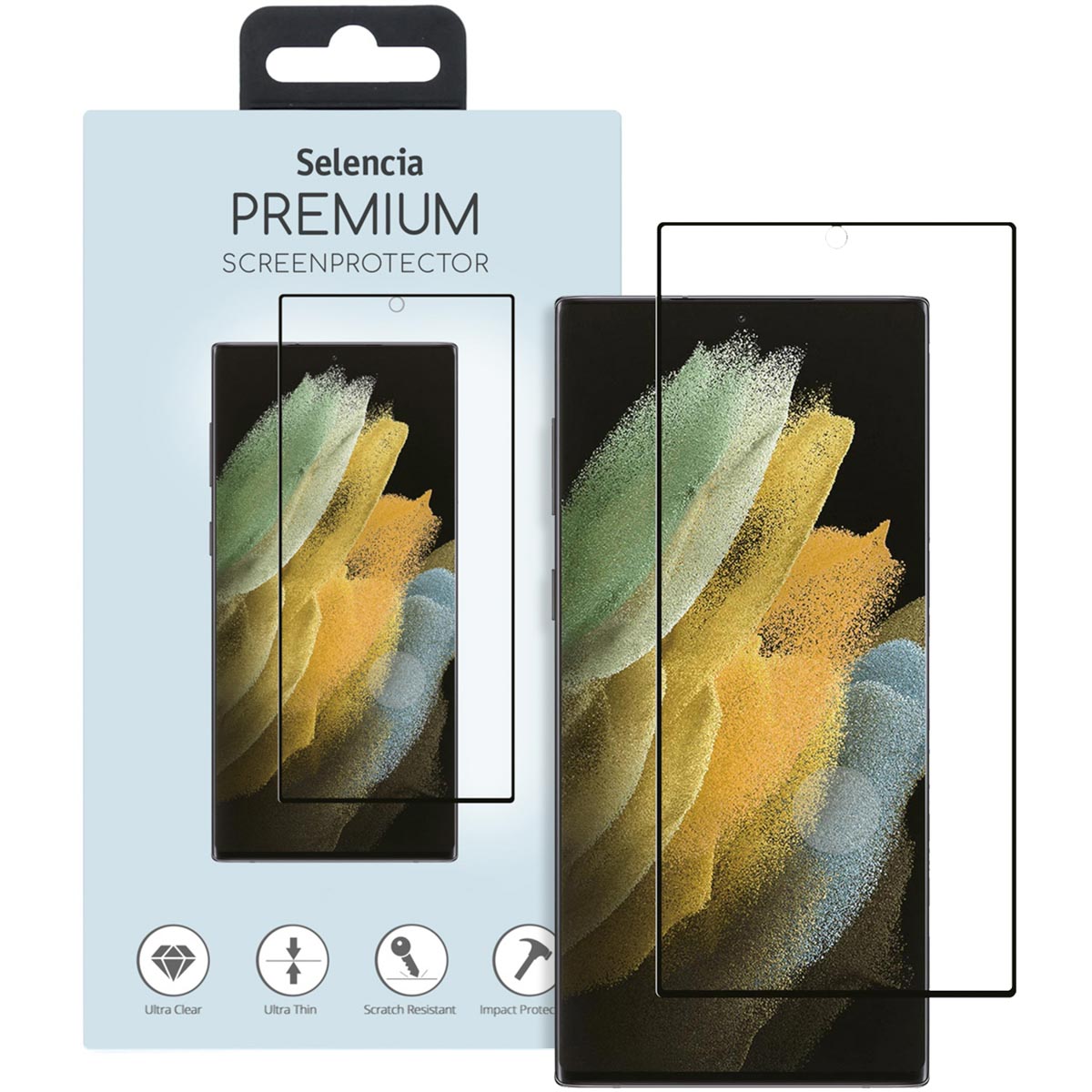 Selencia Ultrasonic sensor premium screenprotector voor de Samsung Galaxy S22 Ultra