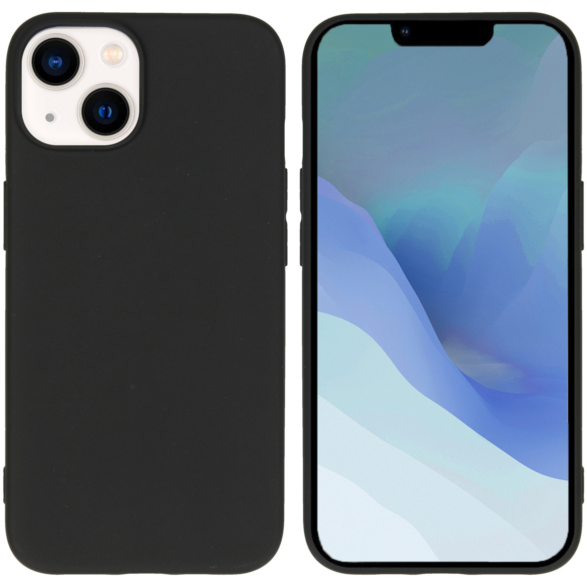 imoshion Color Backcover voor de Apple iPhone 14 - Zwart