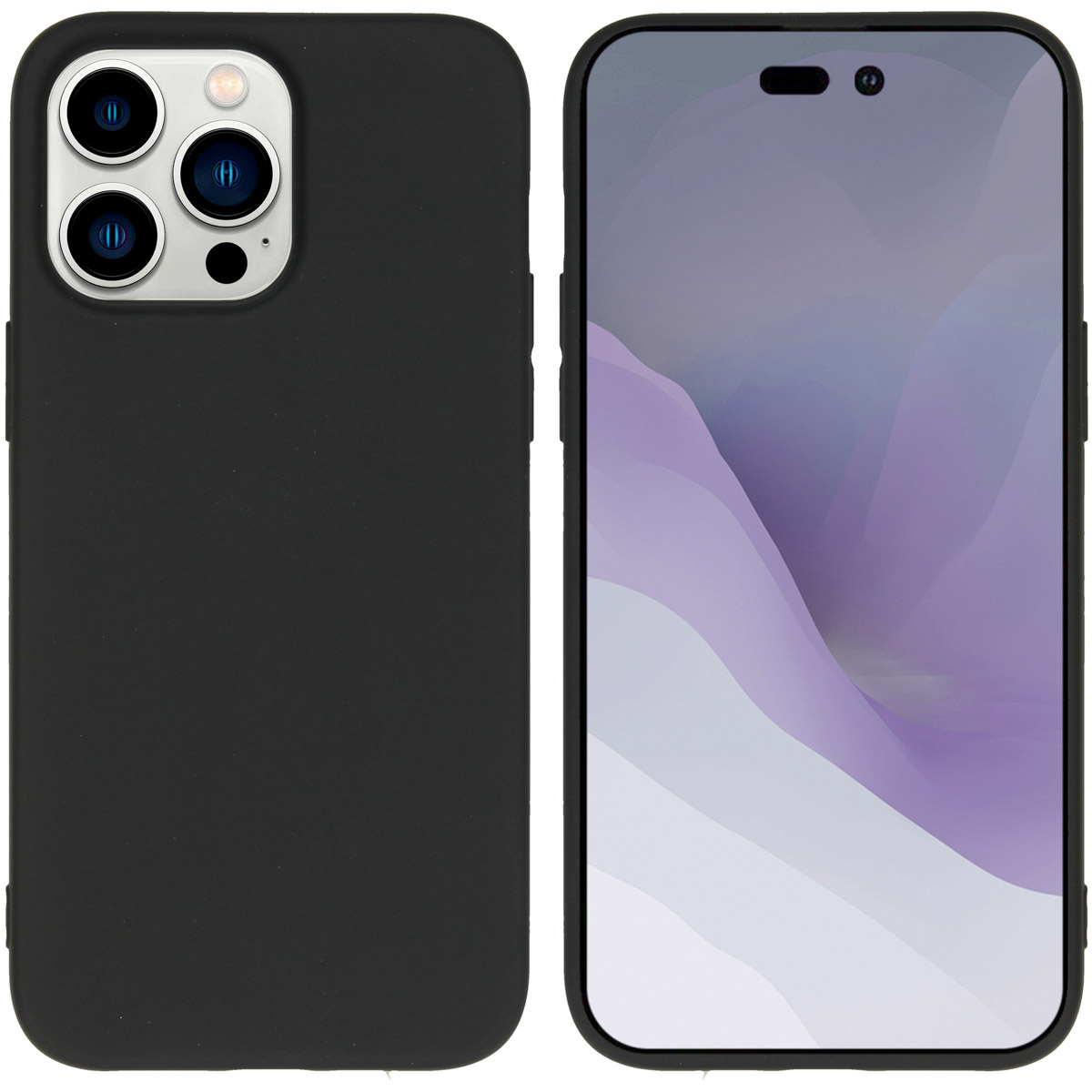 imoshion Coque Couleur Apple iPhone 14 Pro Max - Noir