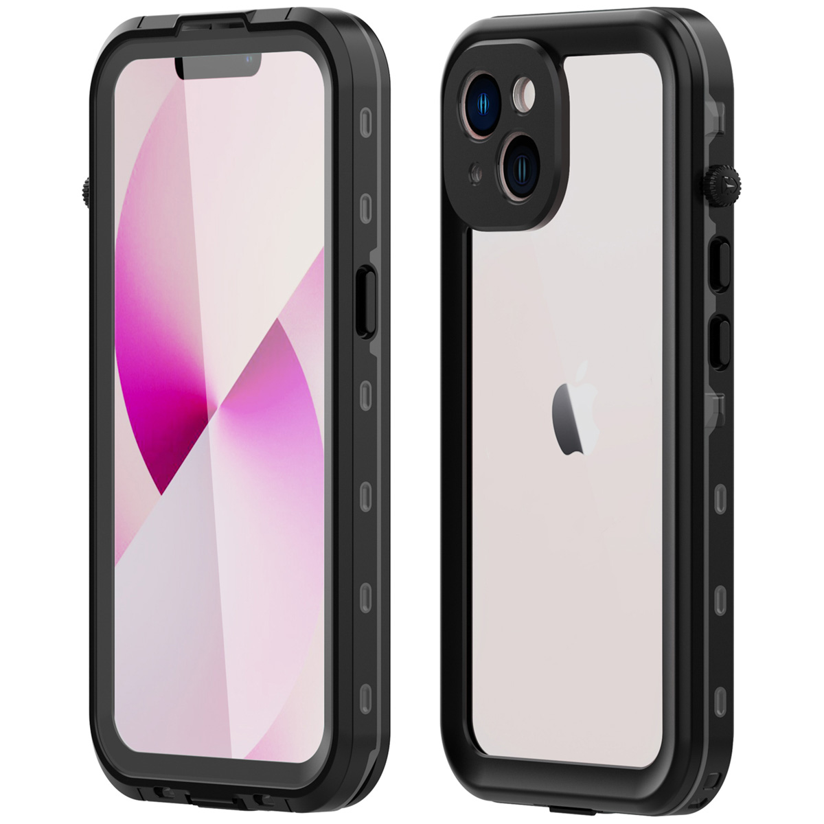 Redpepper Coque imperméable Dot Plus Apple iPhone 14 Plus - Noir