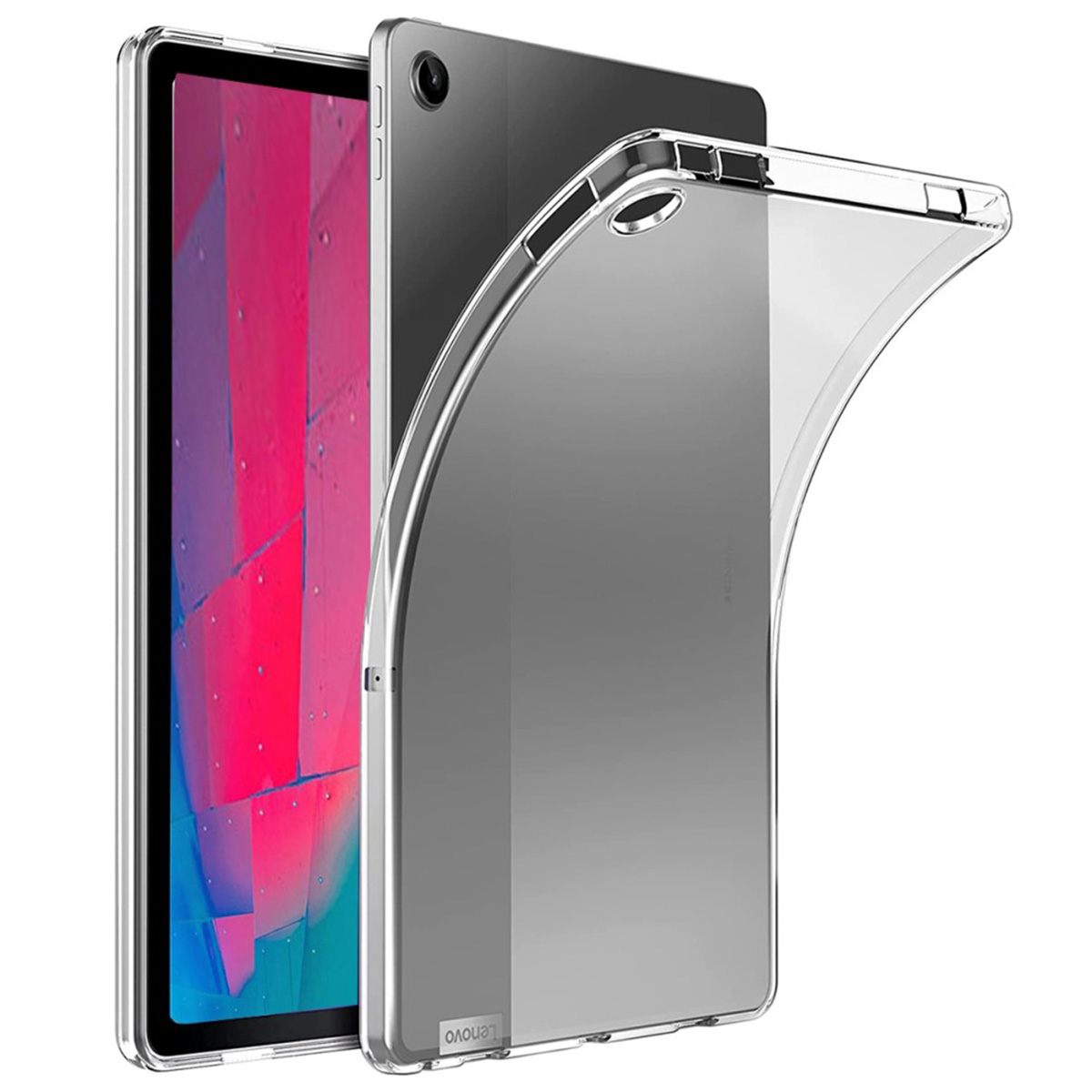 Softcase Backcover voor de Lenovo Tab M10 Plus (3rd gen) - Transparant