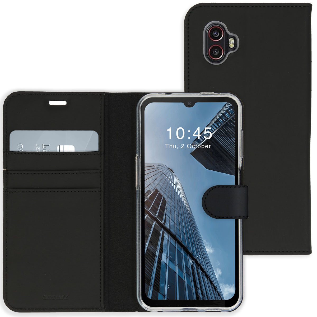 Accezz Étui de télephone Wallet Samsung Galaxy Xcover 6 Pro - Noir
