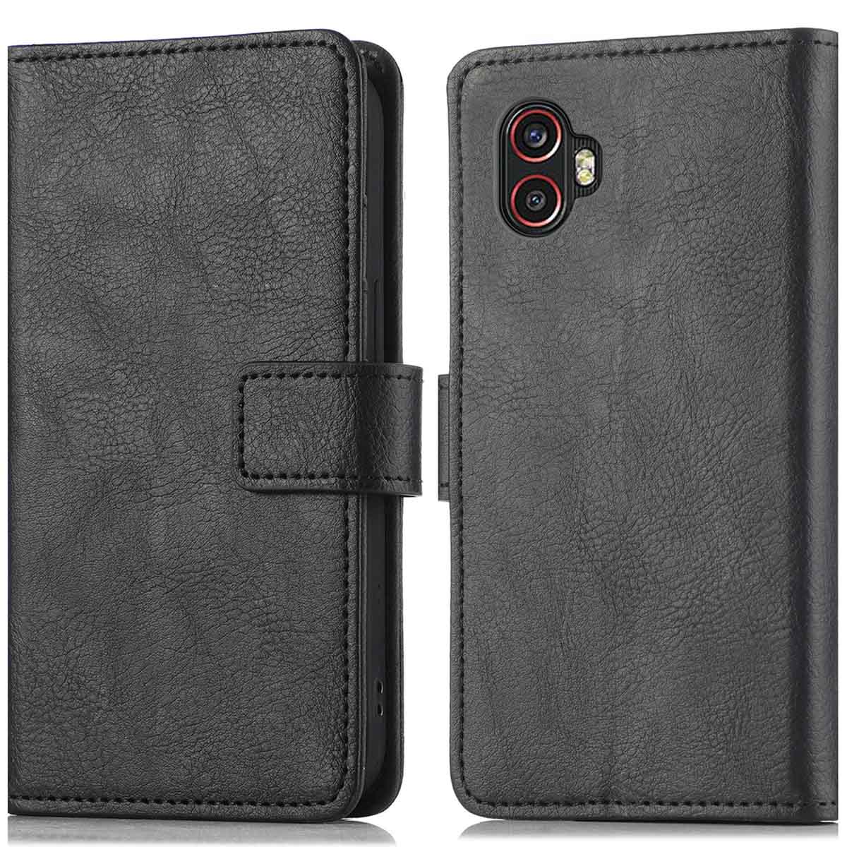 imoshion Luxe Bookcase voor de Samsung Galaxy Xcover 6 Pro - Zwart