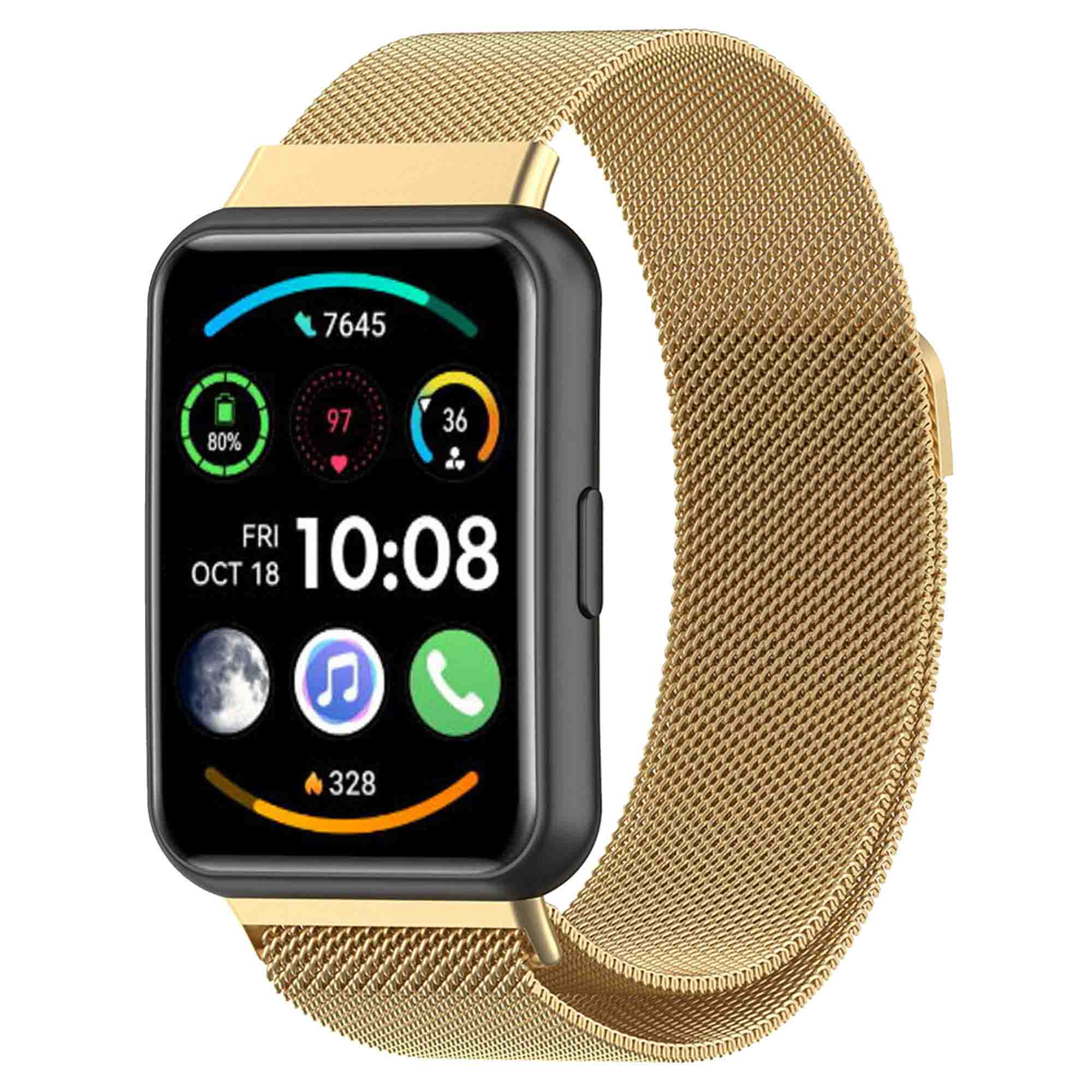 imoshion Bracelet magnétique milanais Huawei Watch Fit 2 - Doré