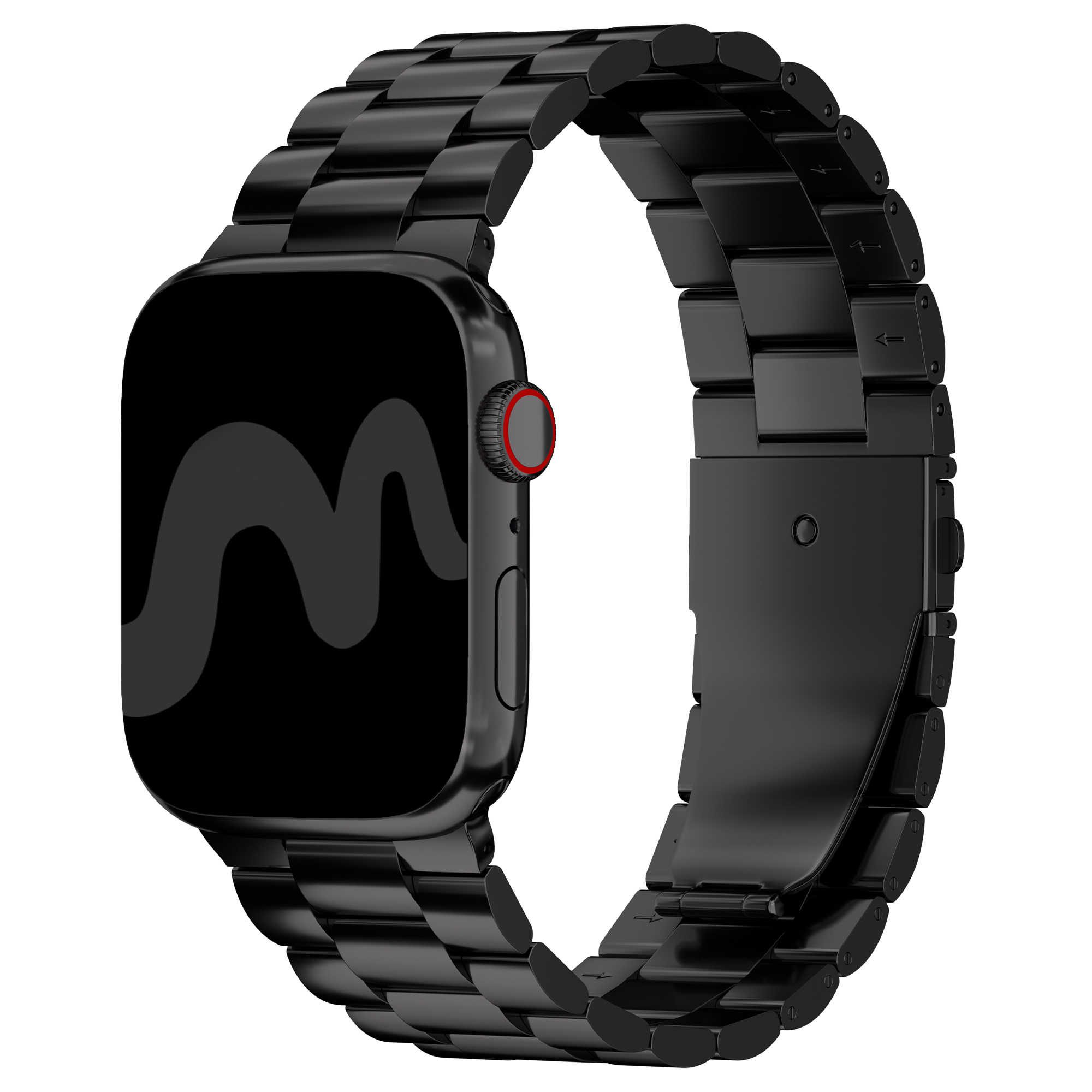 imoshion Stalen bandje voor de Apple Watch | 38/40/41/42 mm - Zwart