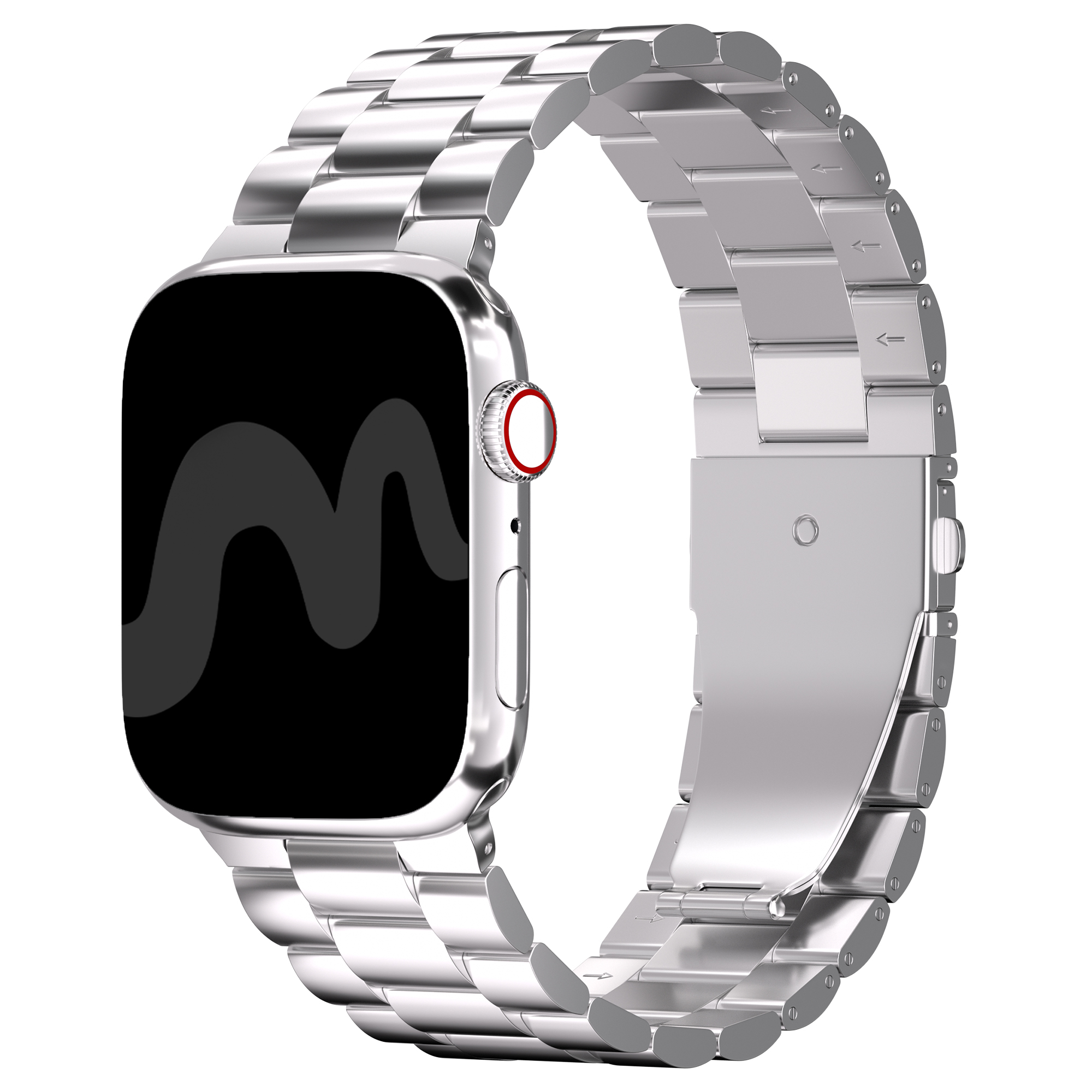 imoshion Bracelet acier Apple Watch | 44/45/46/49 mm - Argent