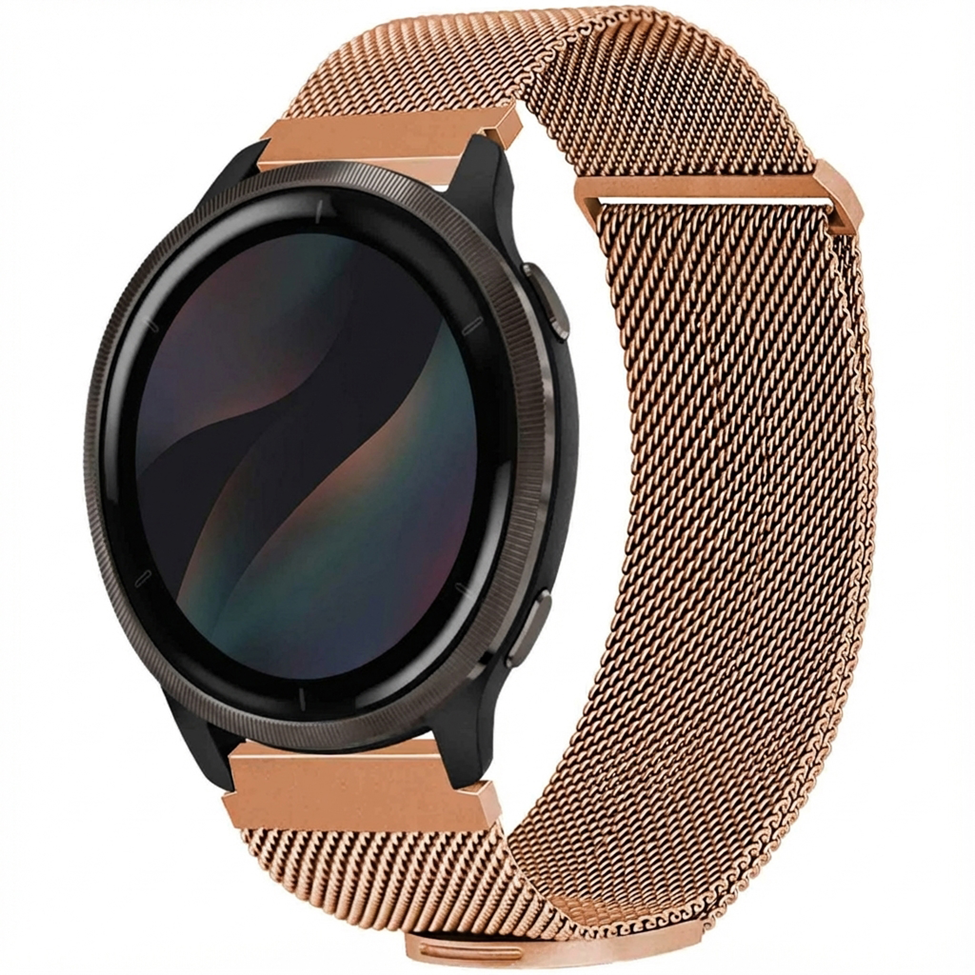 imoshion Milanees magnetisch bandje - Universeel 22 mm aansluiting - Maat M - Rosé Goud