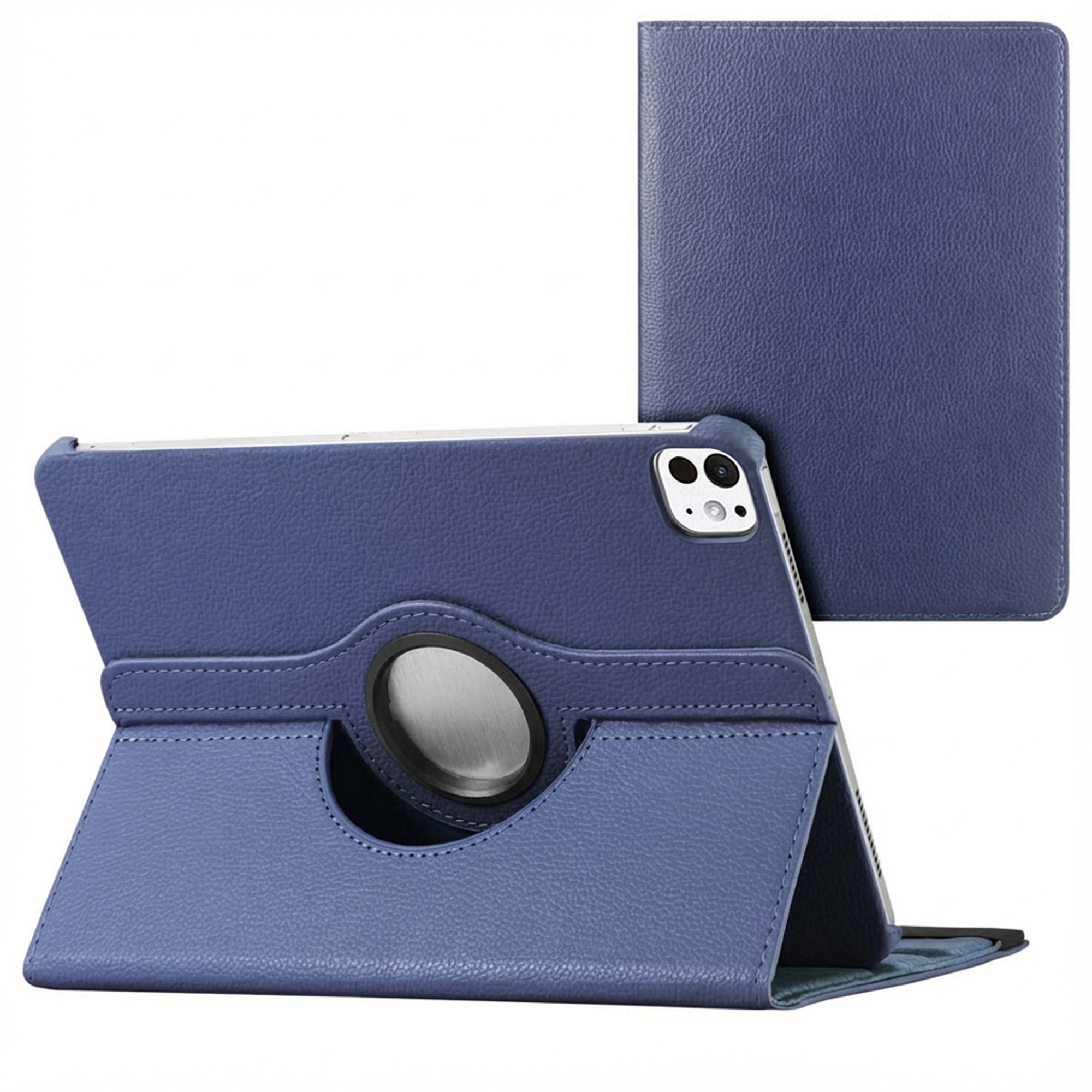 imoshion 360° draaibare Bookcase voor de Apple iPad 11 (2025) 11 inch A16 / iPad 10 (2022) 10.9 inch - Donkerblauw