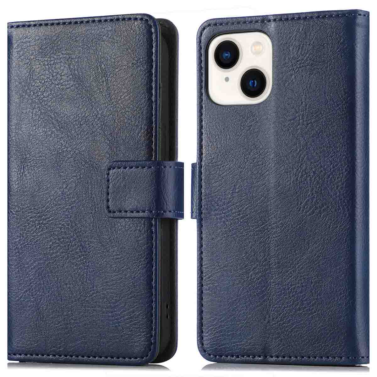 imoshion Luxe Bookcase voor de Apple iPhone 14 / 13 - Donkerblauw