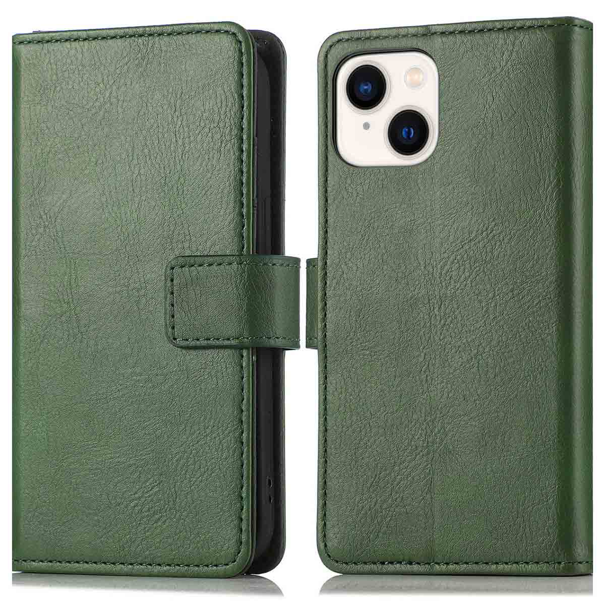 imoshion Luxe Bookcase voor de Apple iPhone 14 / 13 - Groen