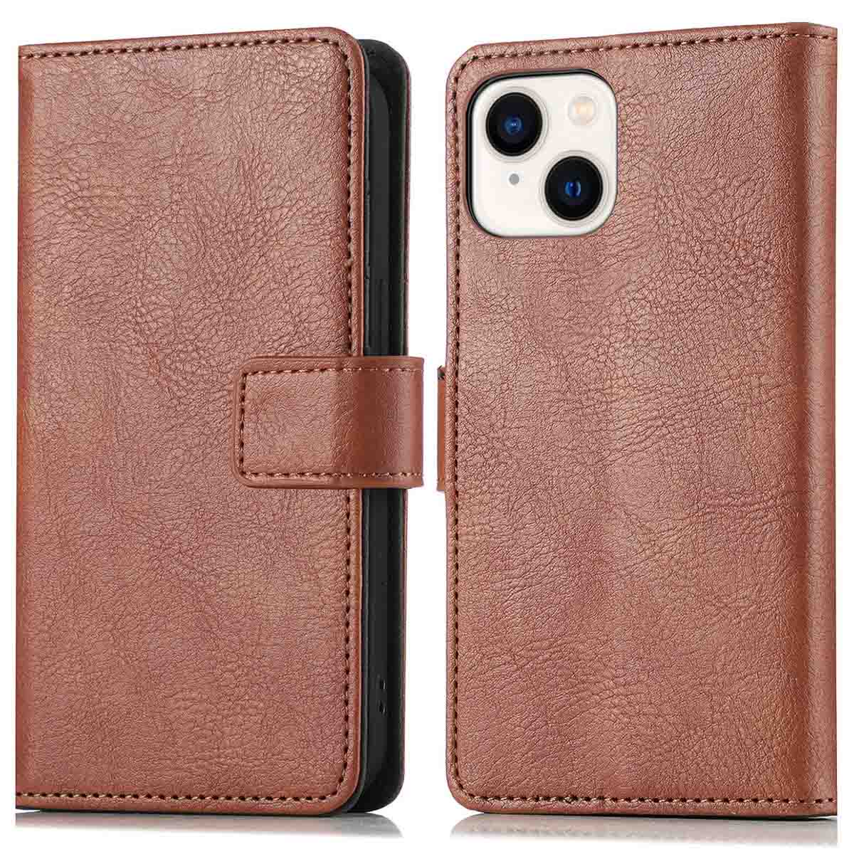 imoshion Luxe Bookcase voor de Apple iPhone 14 / 13 - Bruin