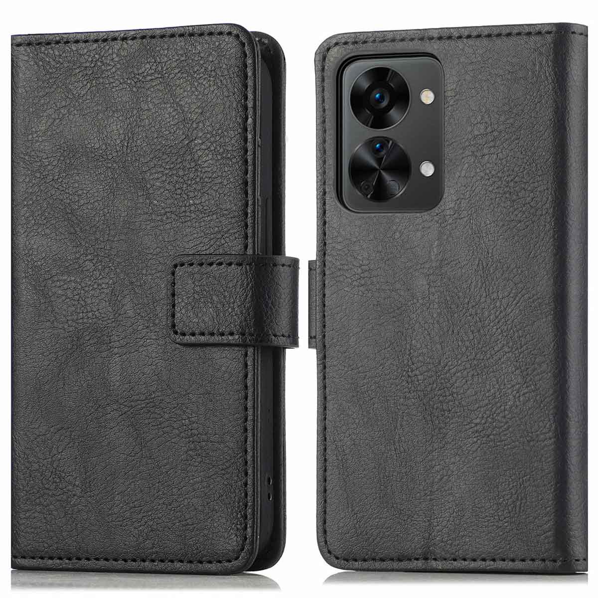 imoshion Luxe Bookcase voor de OnePlus Nord 2T - Zwart
