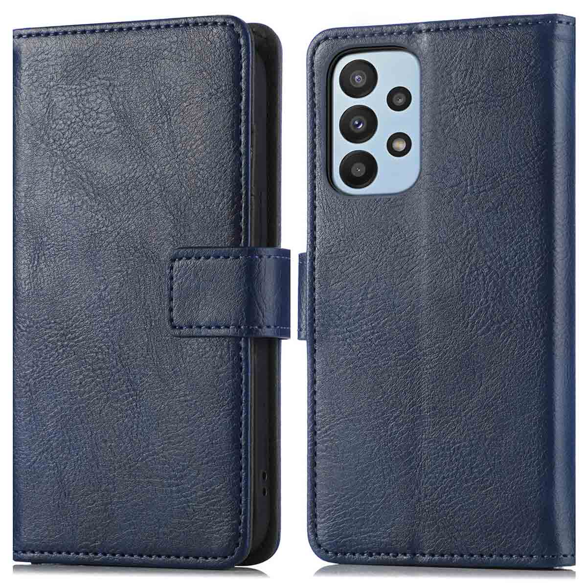 imoshion Luxe Bookcase voor de Samsung Galaxy A23 (5G) - Donkerblauw